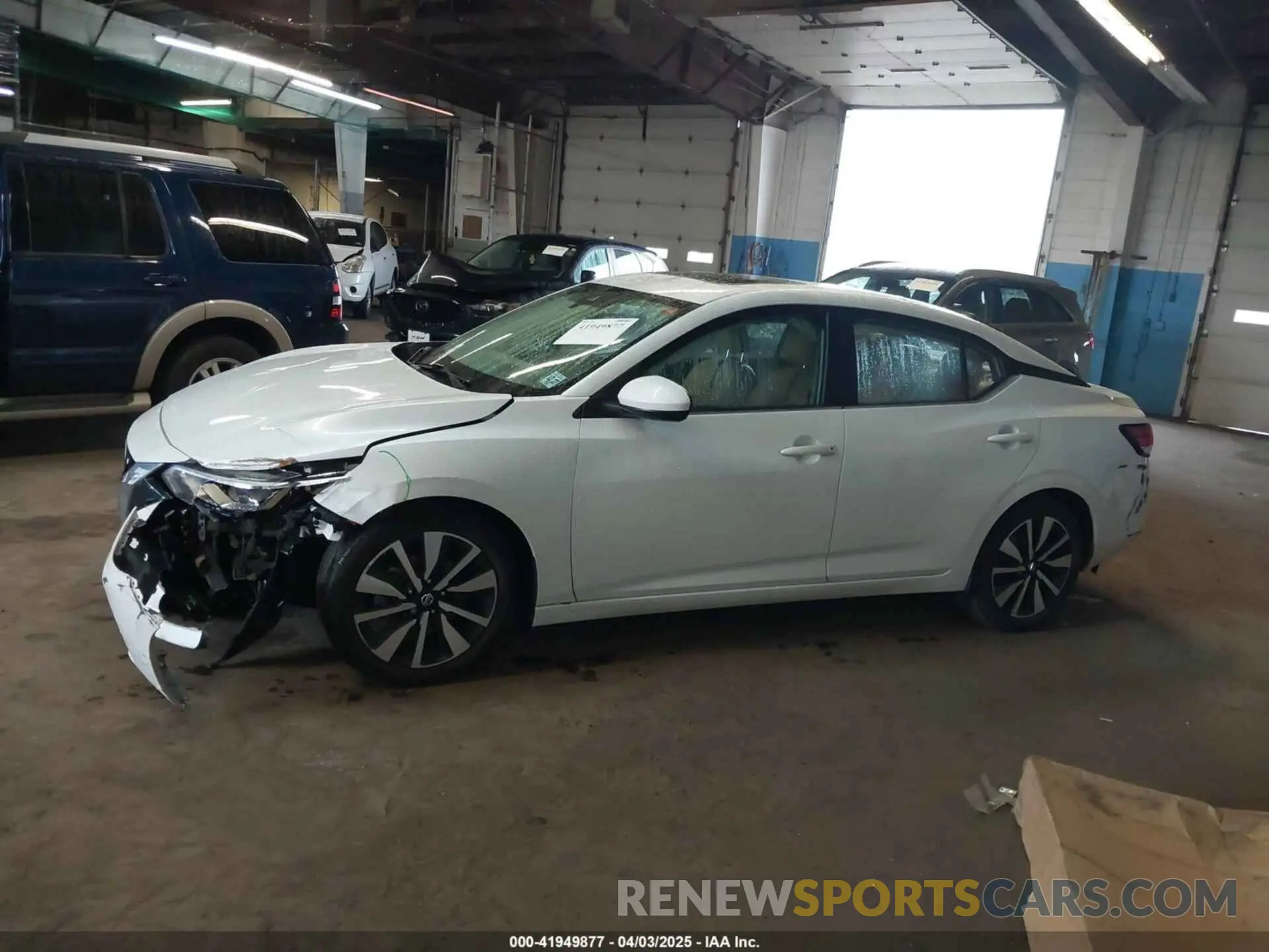 14 Photograph of a damaged car 3N1AB8CV6NY311310 NISSAN SENTRA 2022