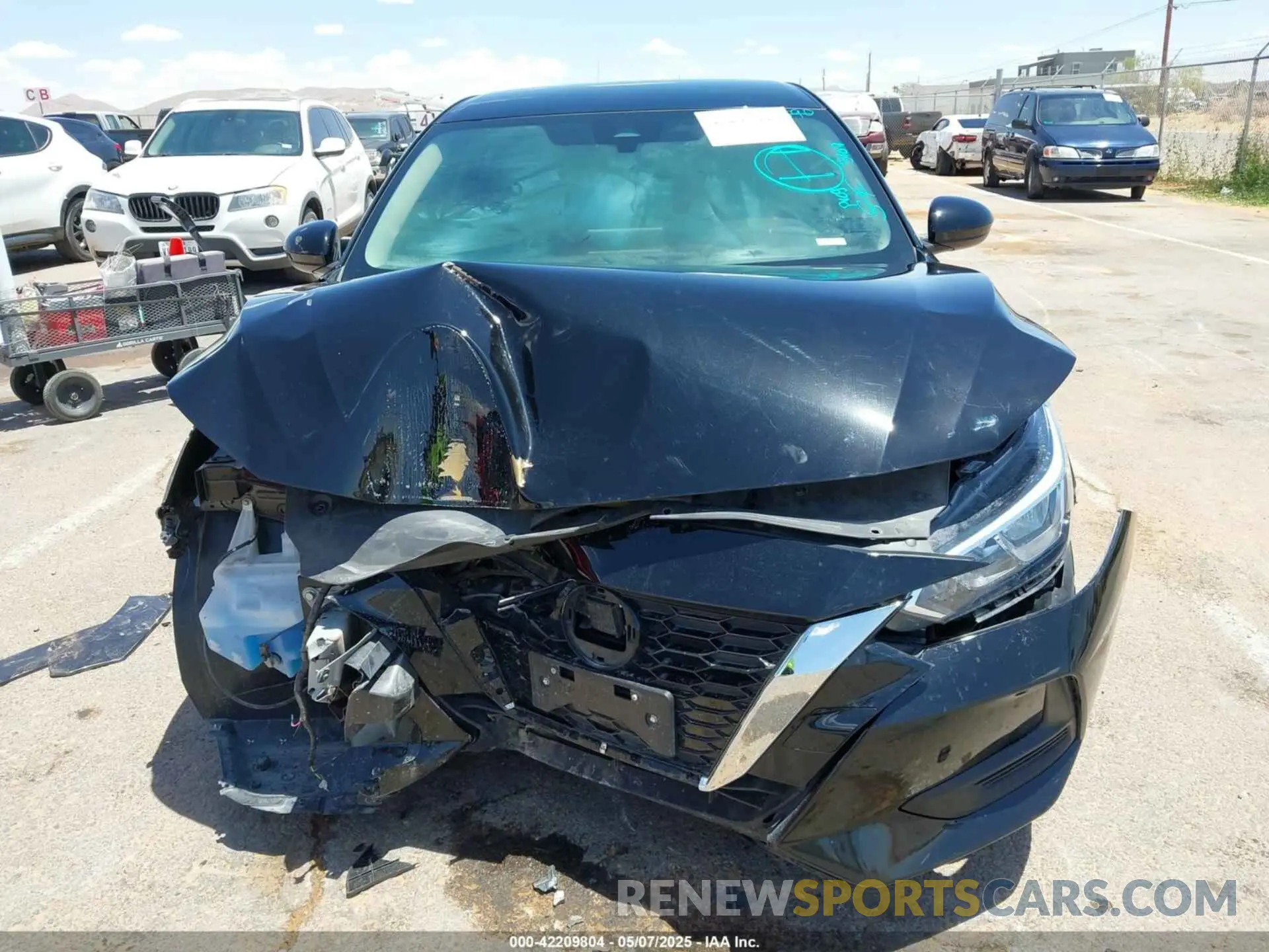 12 Photograph of a damaged car 3N1AB8CV6NY311503 NISSAN SENTRA 2022