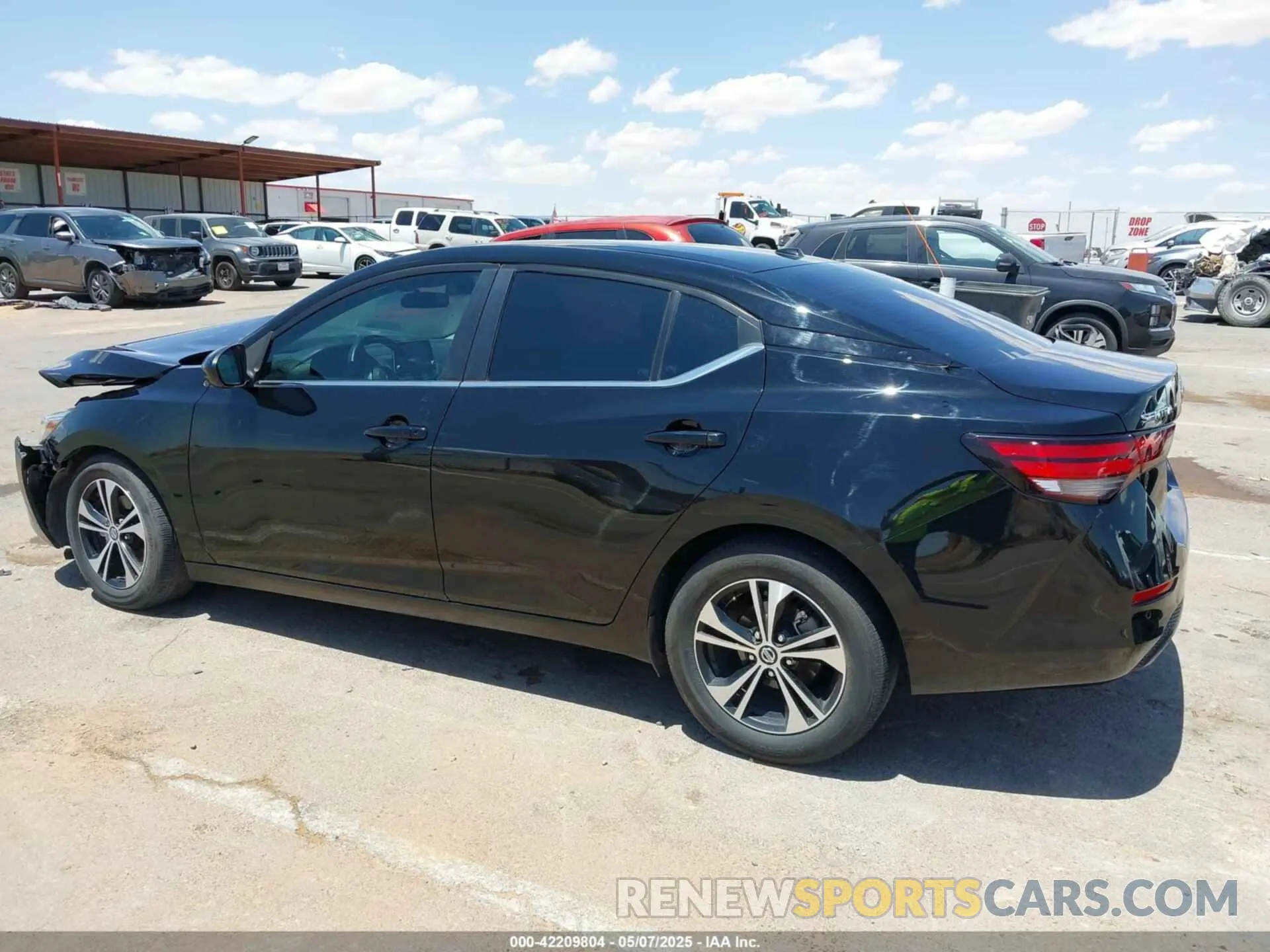 14 Photograph of a damaged car 3N1AB8CV6NY311503 NISSAN SENTRA 2022