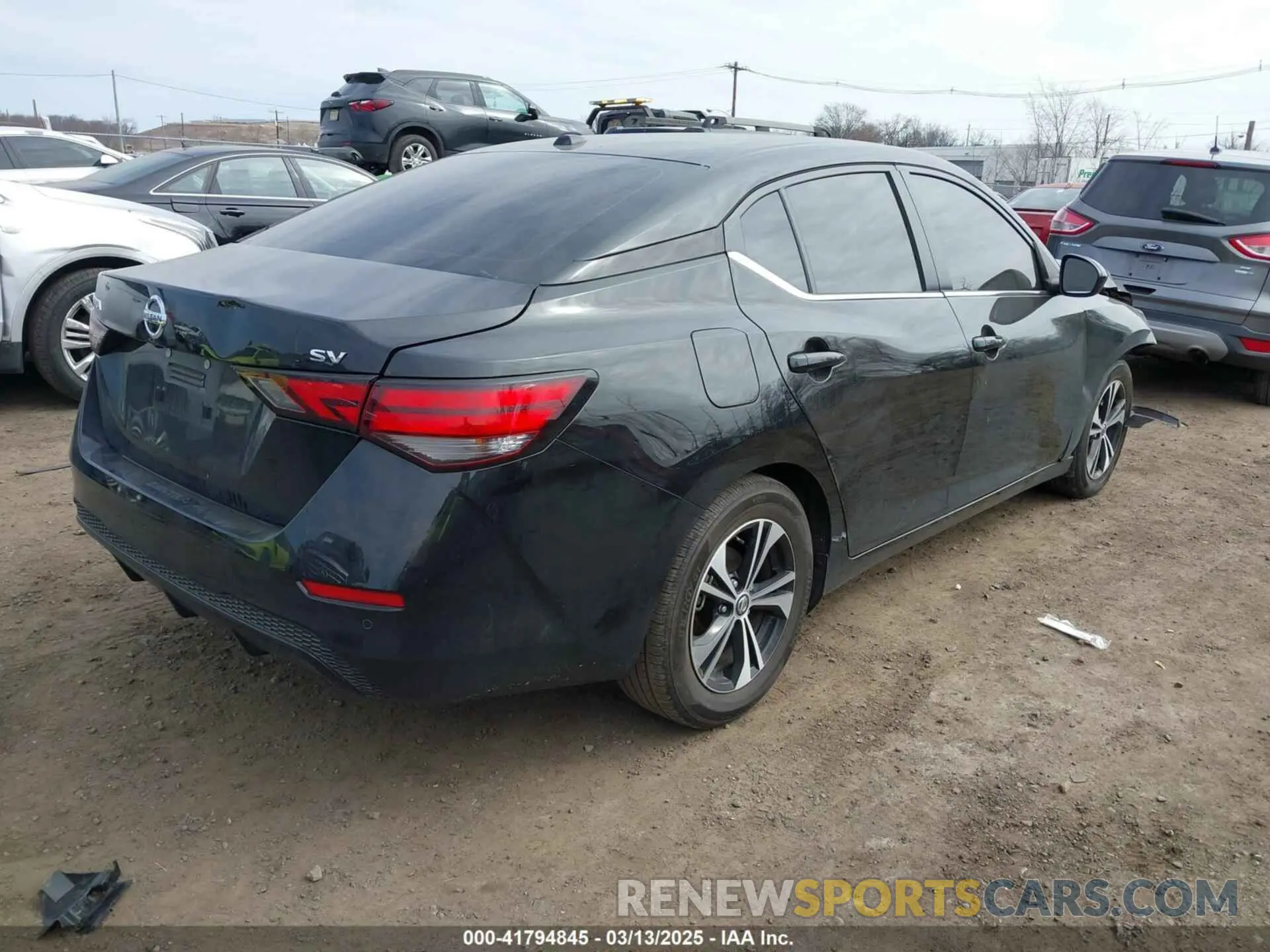 4 Photograph of a damaged car 3N1AB8CV6NY317771 NISSAN SENTRA 2022