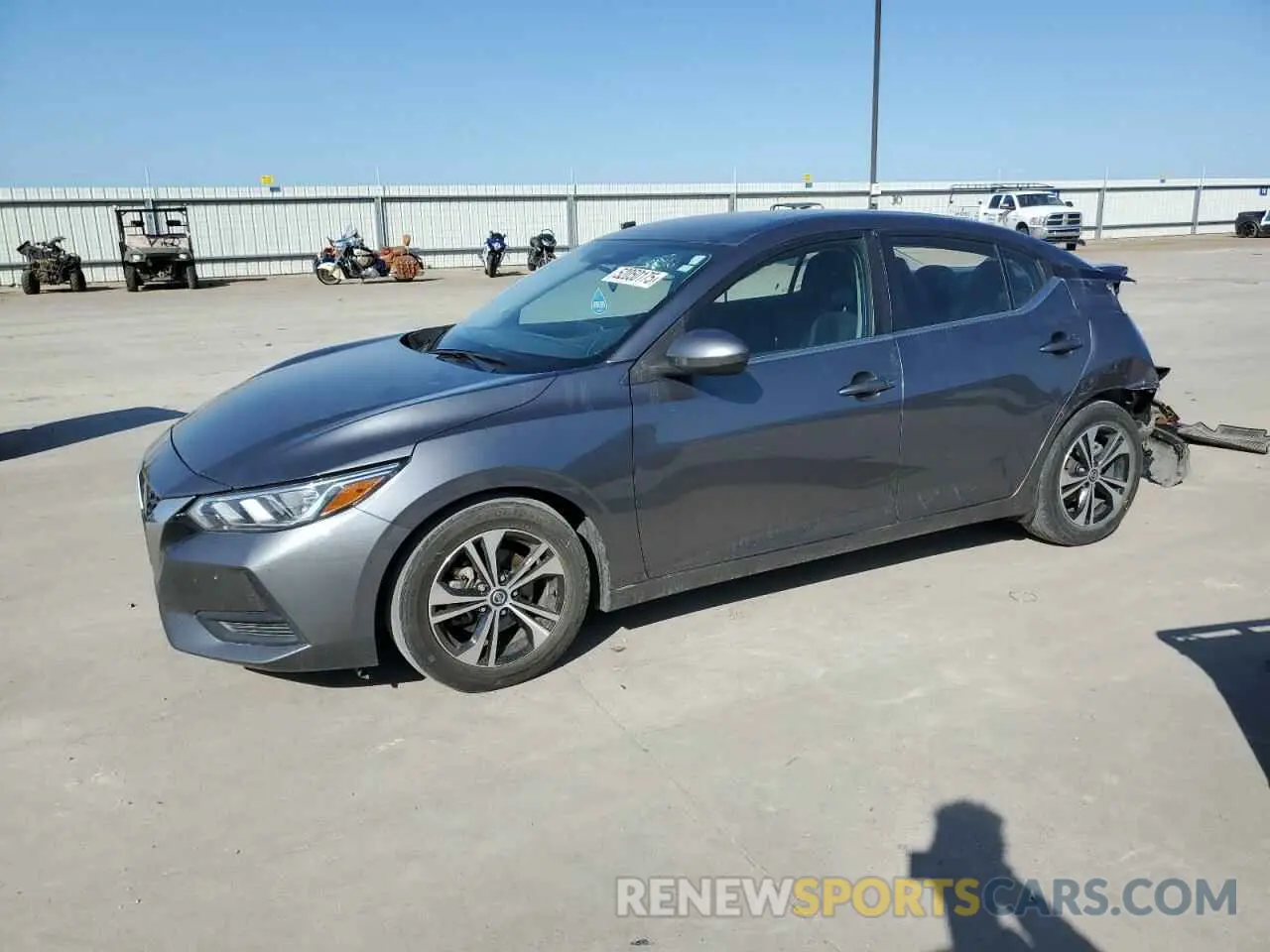 1 Photograph of a damaged car 3N1AB8CV7NY202984 NISSAN SENTRA 2022