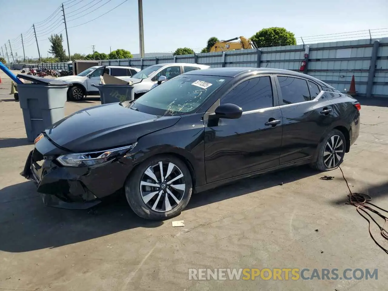 1 Photograph of a damaged car 3N1AB8CV7NY208297 NISSAN SENTRA 2022