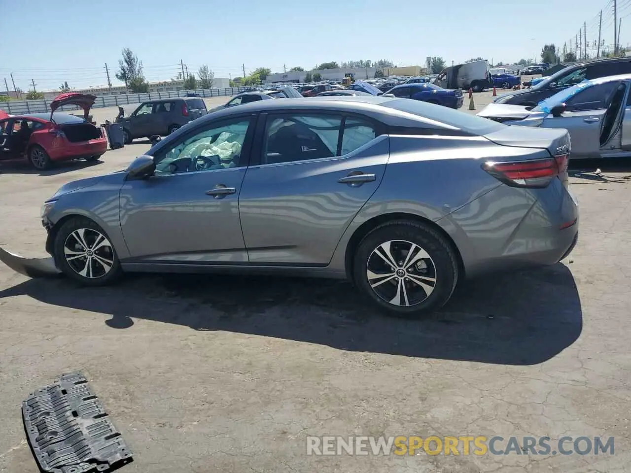 2 Photograph of a damaged car 3N1AB8CV7NY210034 NISSAN SENTRA 2022