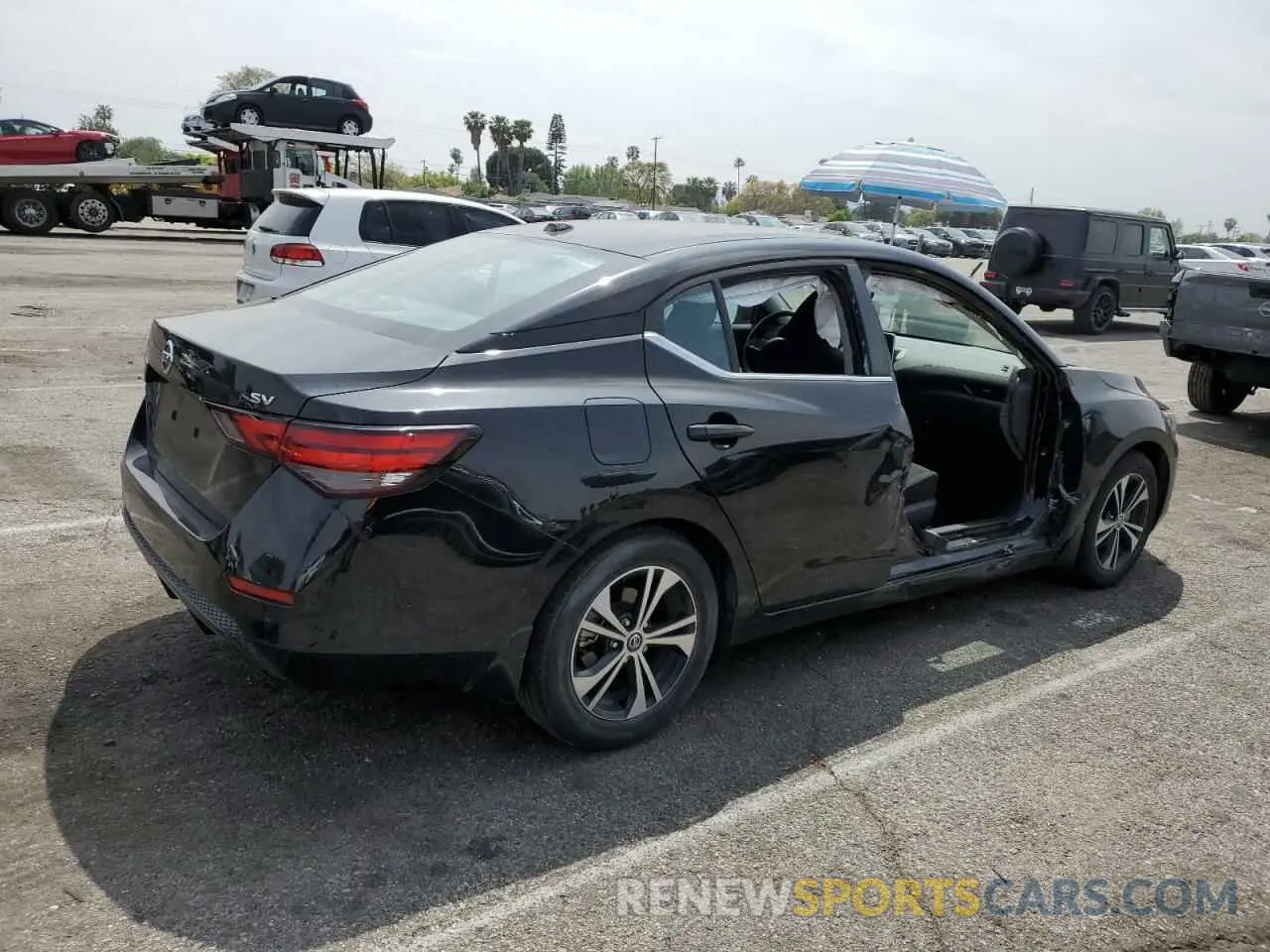 3 Photograph of a damaged car 3N1AB8CV7NY220191 NISSAN SENTRA 2022