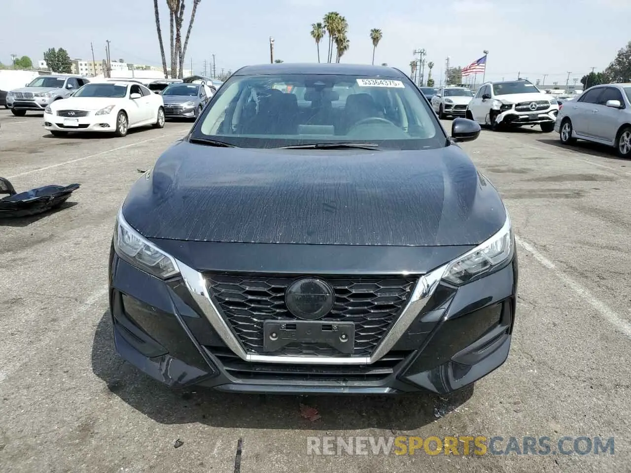 5 Photograph of a damaged car 3N1AB8CV7NY220191 NISSAN SENTRA 2022