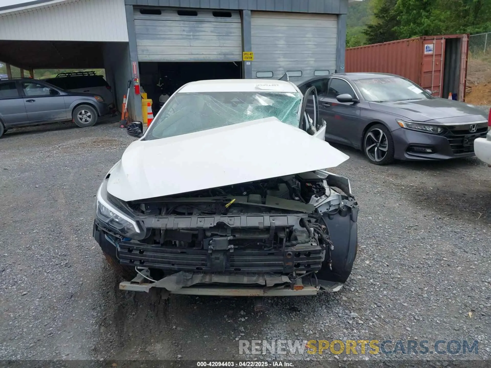 12 Photograph of a damaged car 3N1AB8CV7NY221664 NISSAN SENTRA 2022
