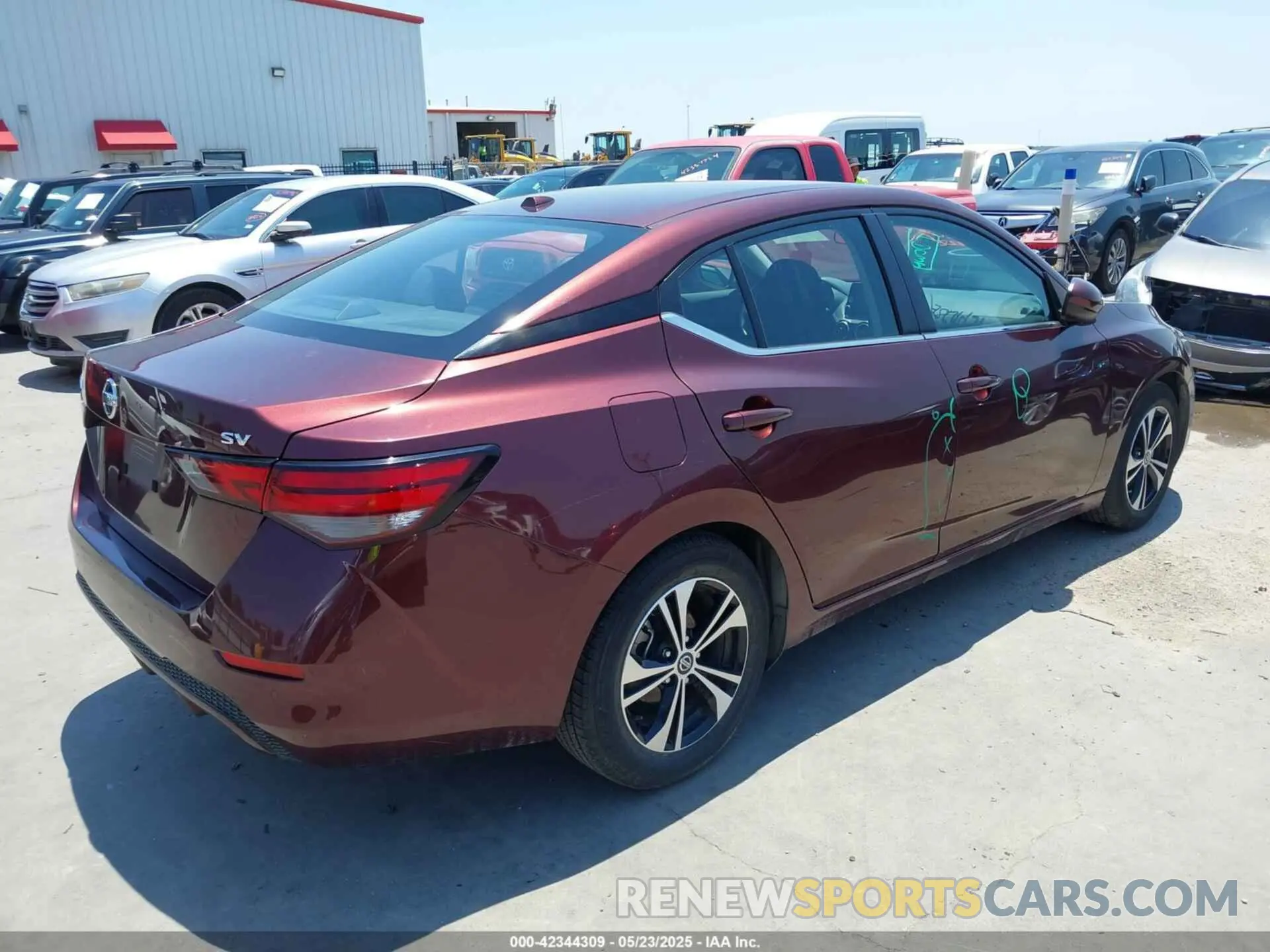 4 Photograph of a damaged car 3N1AB8CV7NY223432 NISSAN SENTRA 2022