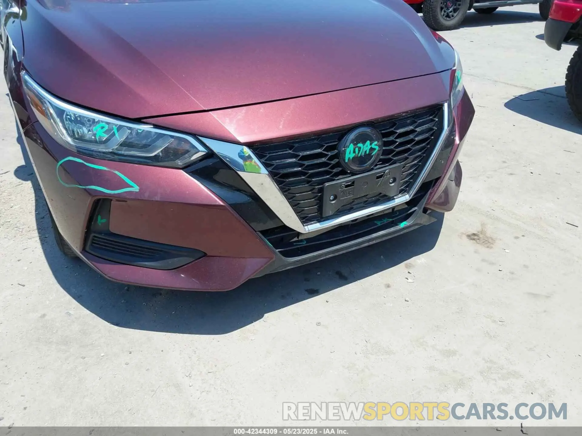 6 Photograph of a damaged car 3N1AB8CV7NY223432 NISSAN SENTRA 2022
