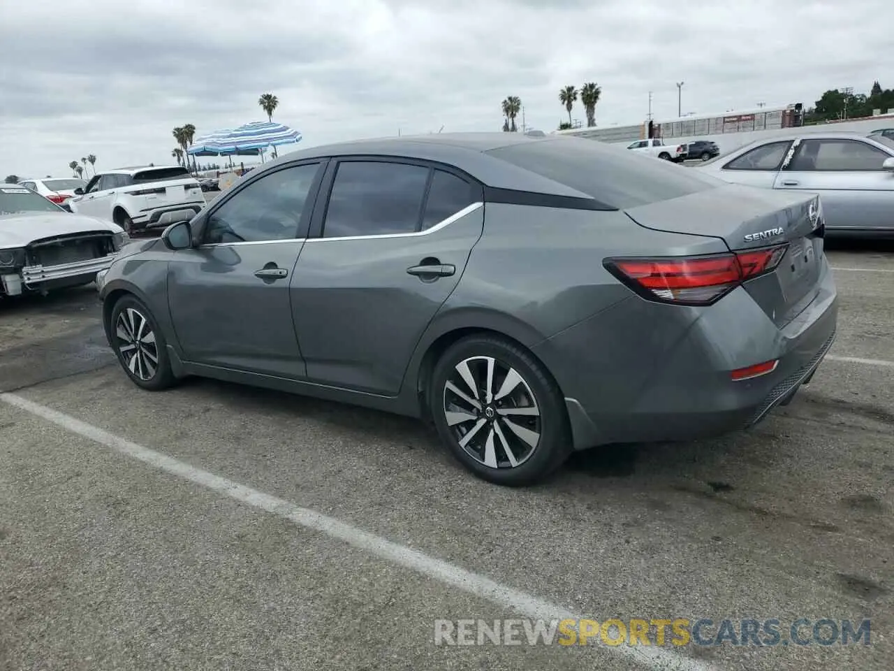 2 Photograph of a damaged car 3N1AB8CV7NY225021 NISSAN SENTRA 2022