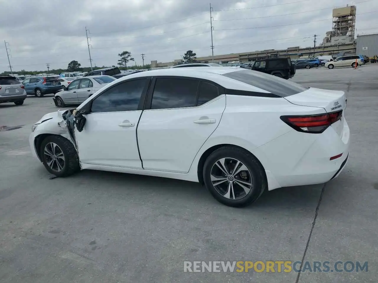 2 Photograph of a damaged car 3N1AB8CV7NY230297 NISSAN SENTRA 2022