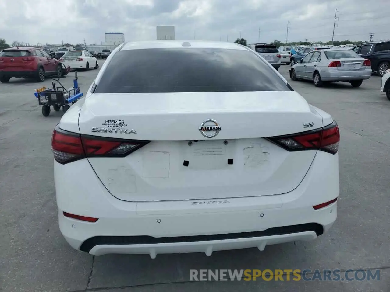 6 Photograph of a damaged car 3N1AB8CV7NY230297 NISSAN SENTRA 2022