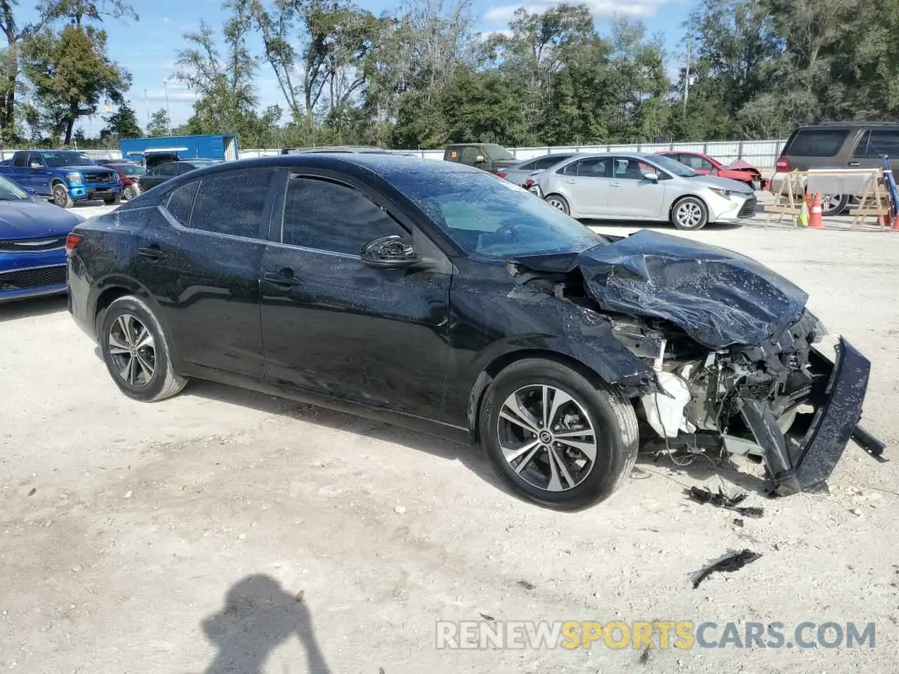 4 Photograph of a damaged car 3N1AB8CV7NY241042 NISSAN SENTRA 2022