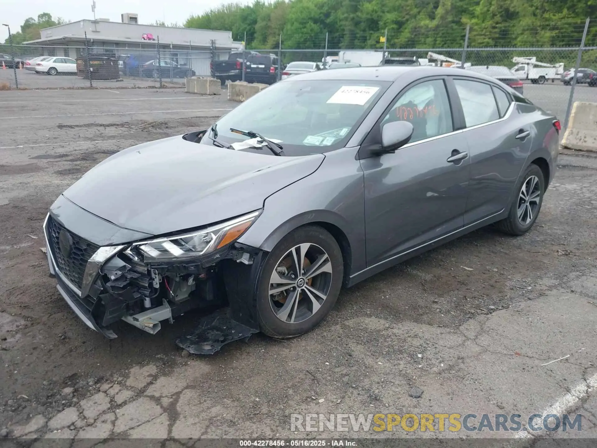 2 Photograph of a damaged car 3N1AB8CV7NY241087 NISSAN SENTRA 2022