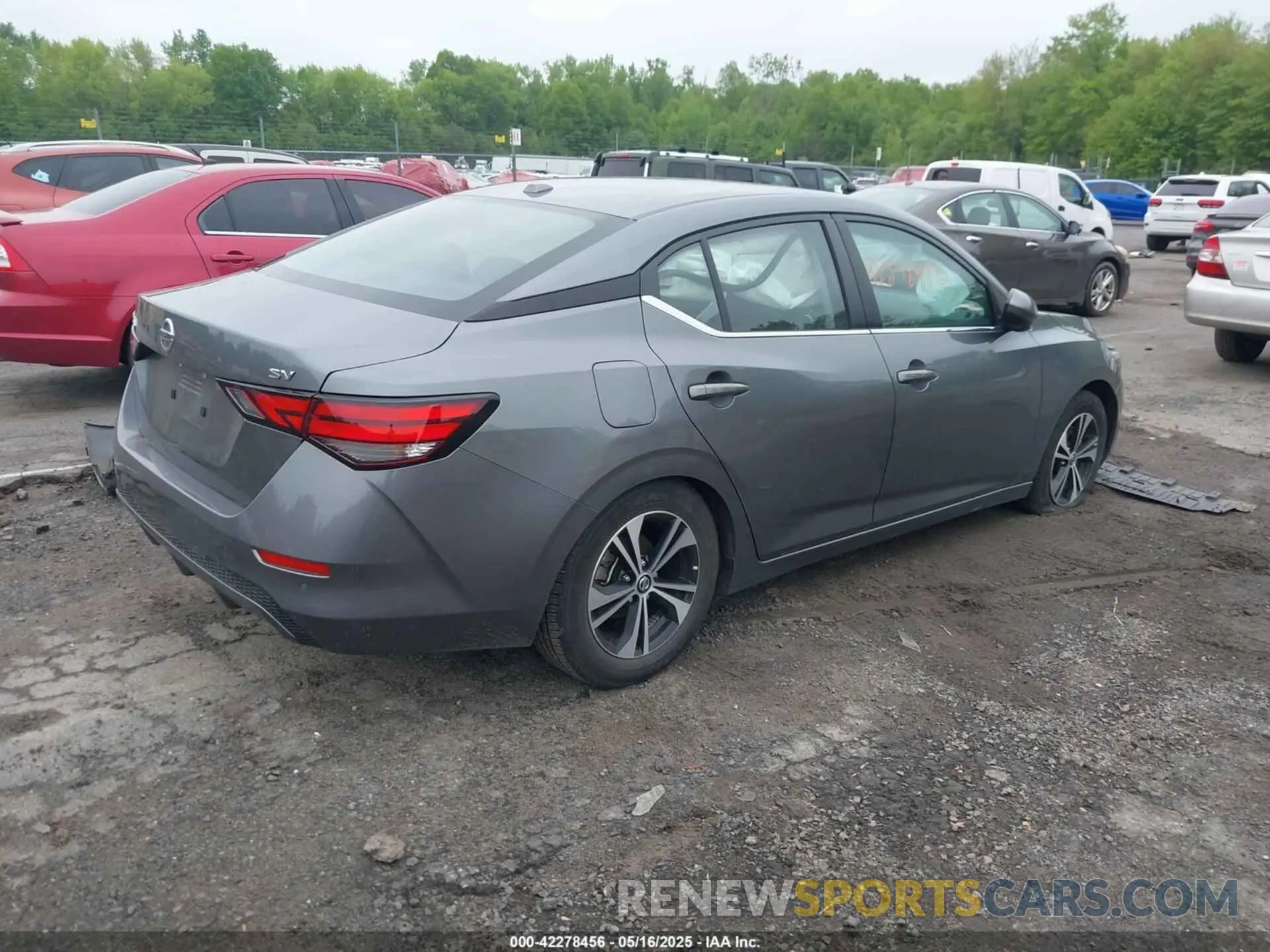 4 Photograph of a damaged car 3N1AB8CV7NY241087 NISSAN SENTRA 2022