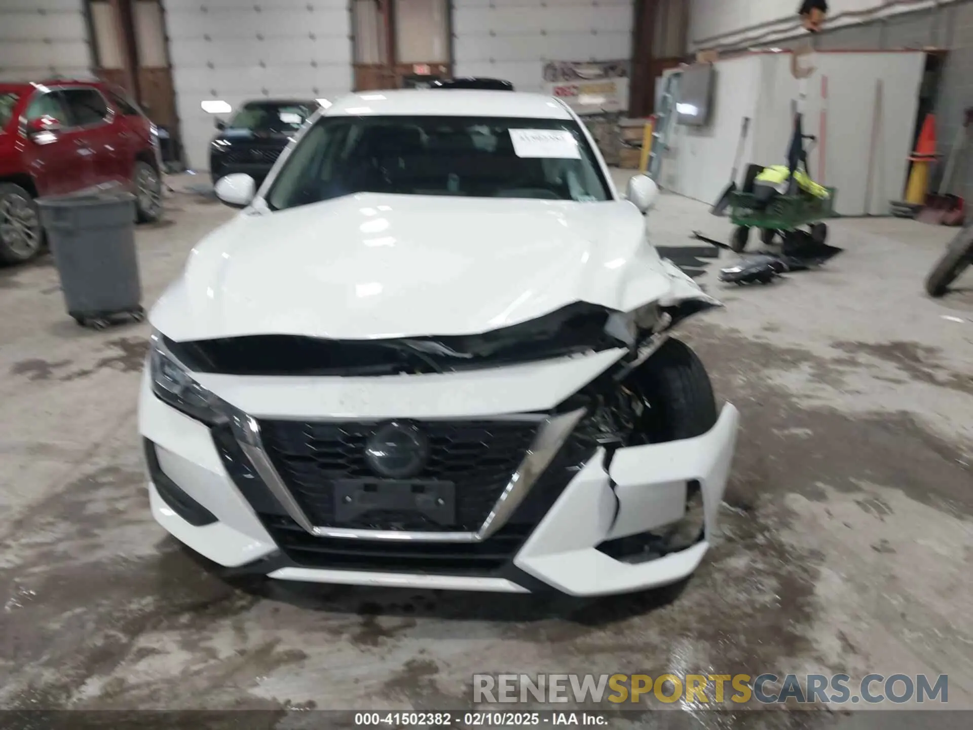 13 Photograph of a damaged car 3N1AB8CV7NY245382 NISSAN SENTRA 2022