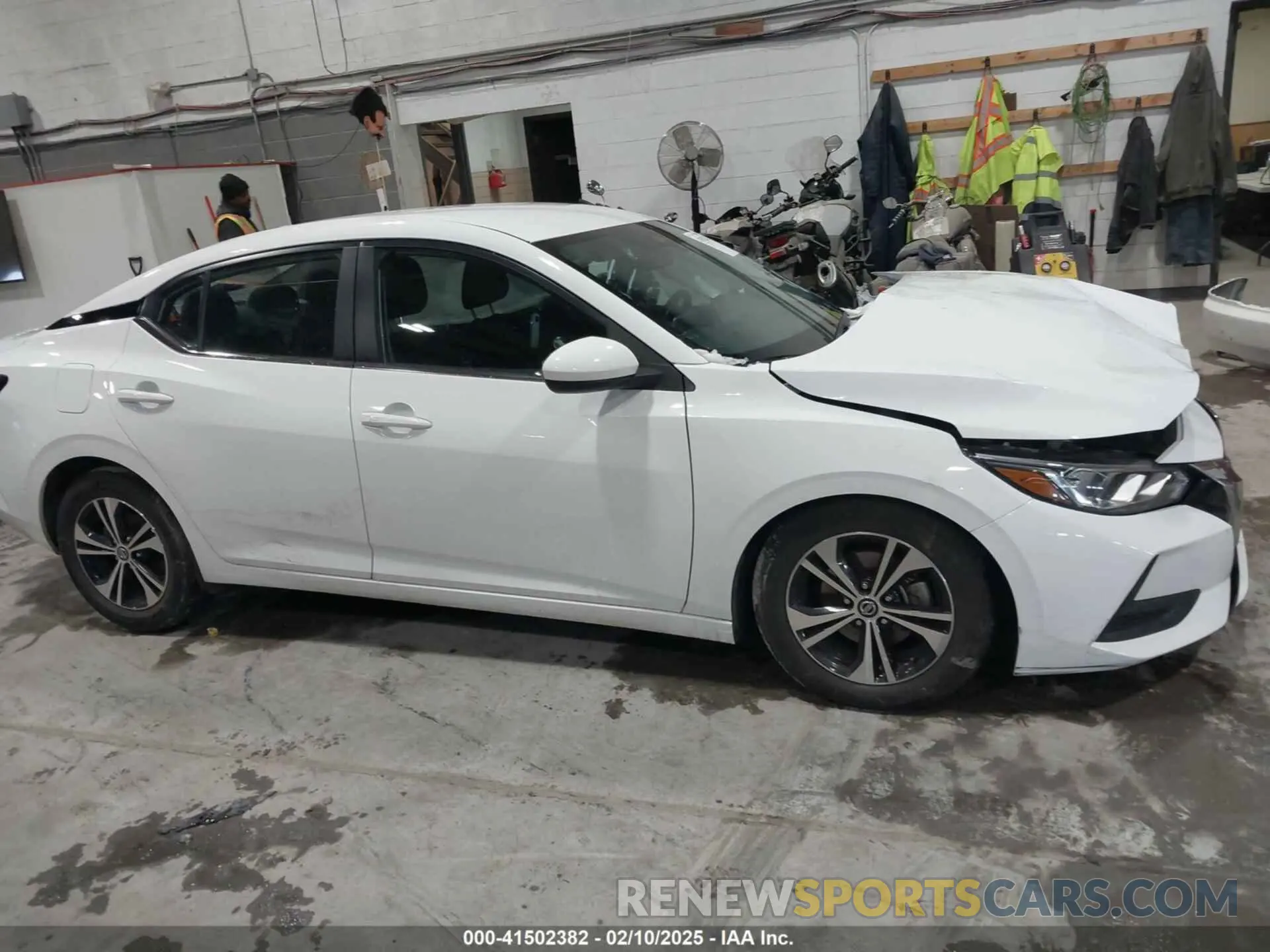 14 Photograph of a damaged car 3N1AB8CV7NY245382 NISSAN SENTRA 2022