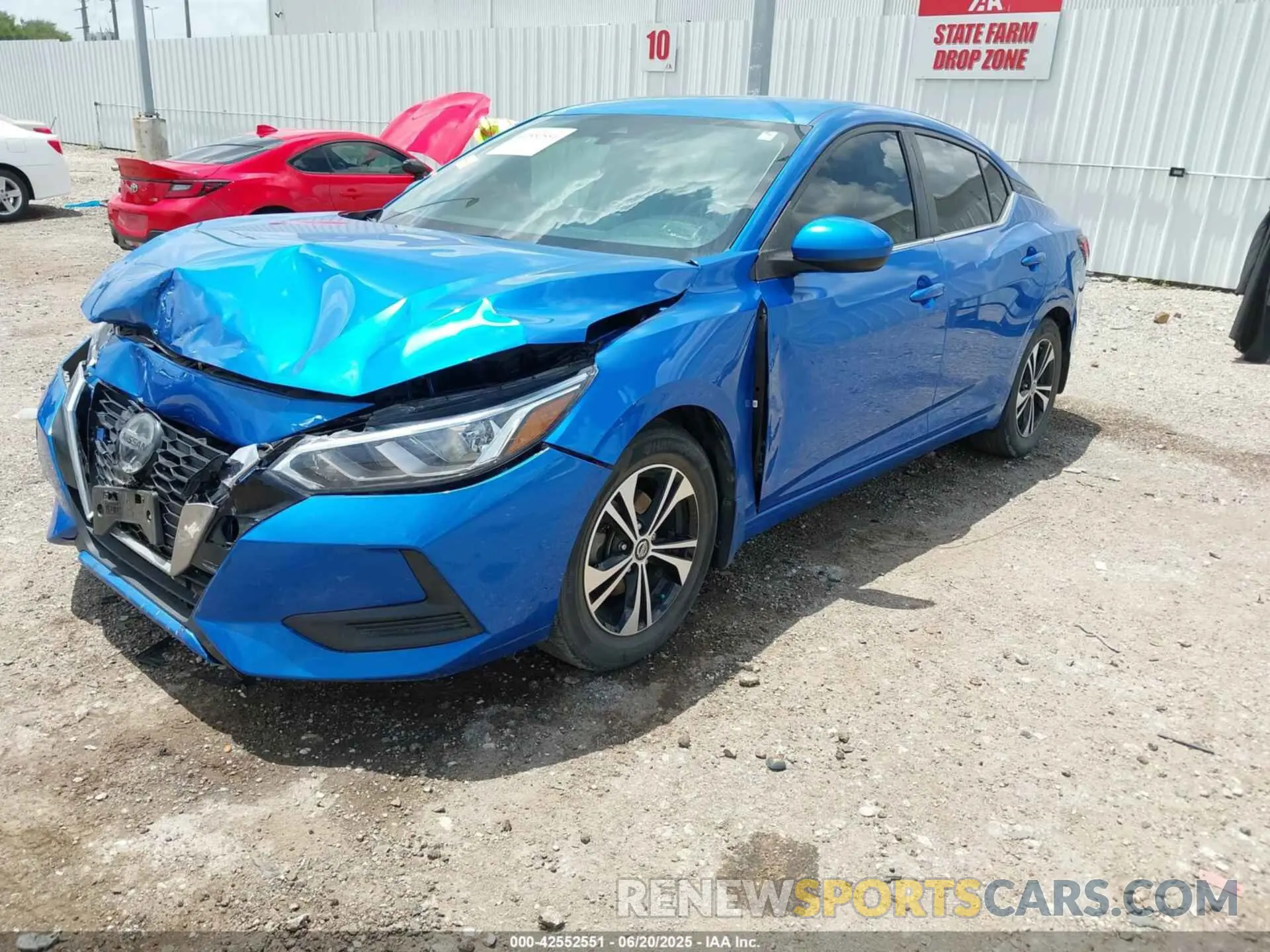 2 Photograph of a damaged car 3N1AB8CV7NY247228 NISSAN SENTRA 2022