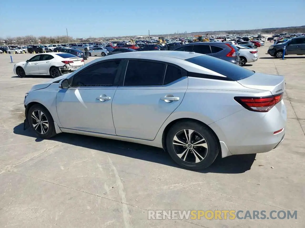 2 Photograph of a damaged car 3N1AB8CV7NY250100 NISSAN SENTRA 2022