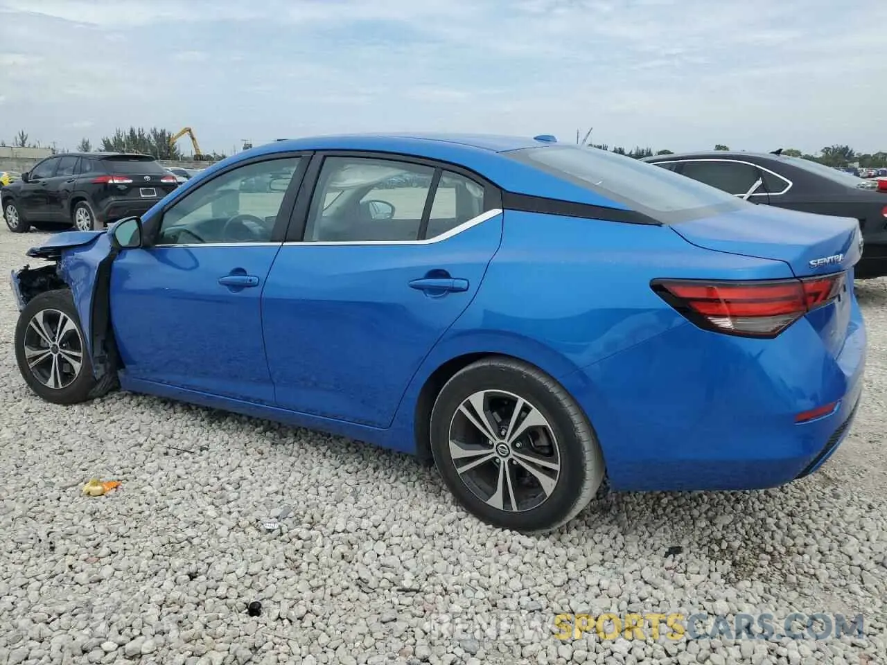 2 Photograph of a damaged car 3N1AB8CV7NY253708 NISSAN SENTRA 2022