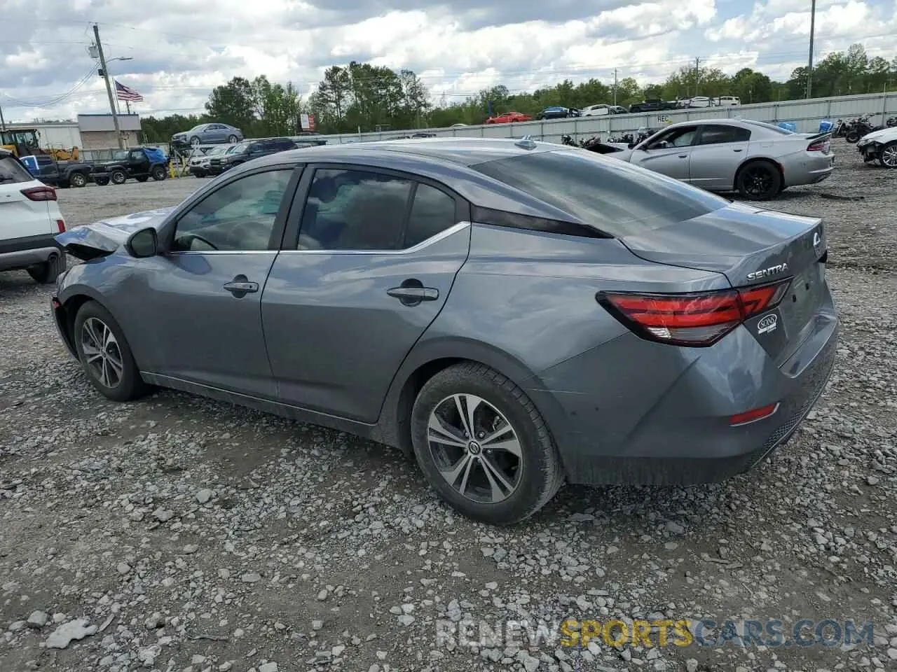 2 Photograph of a damaged car 3N1AB8CV7NY256527 NISSAN SENTRA 2022