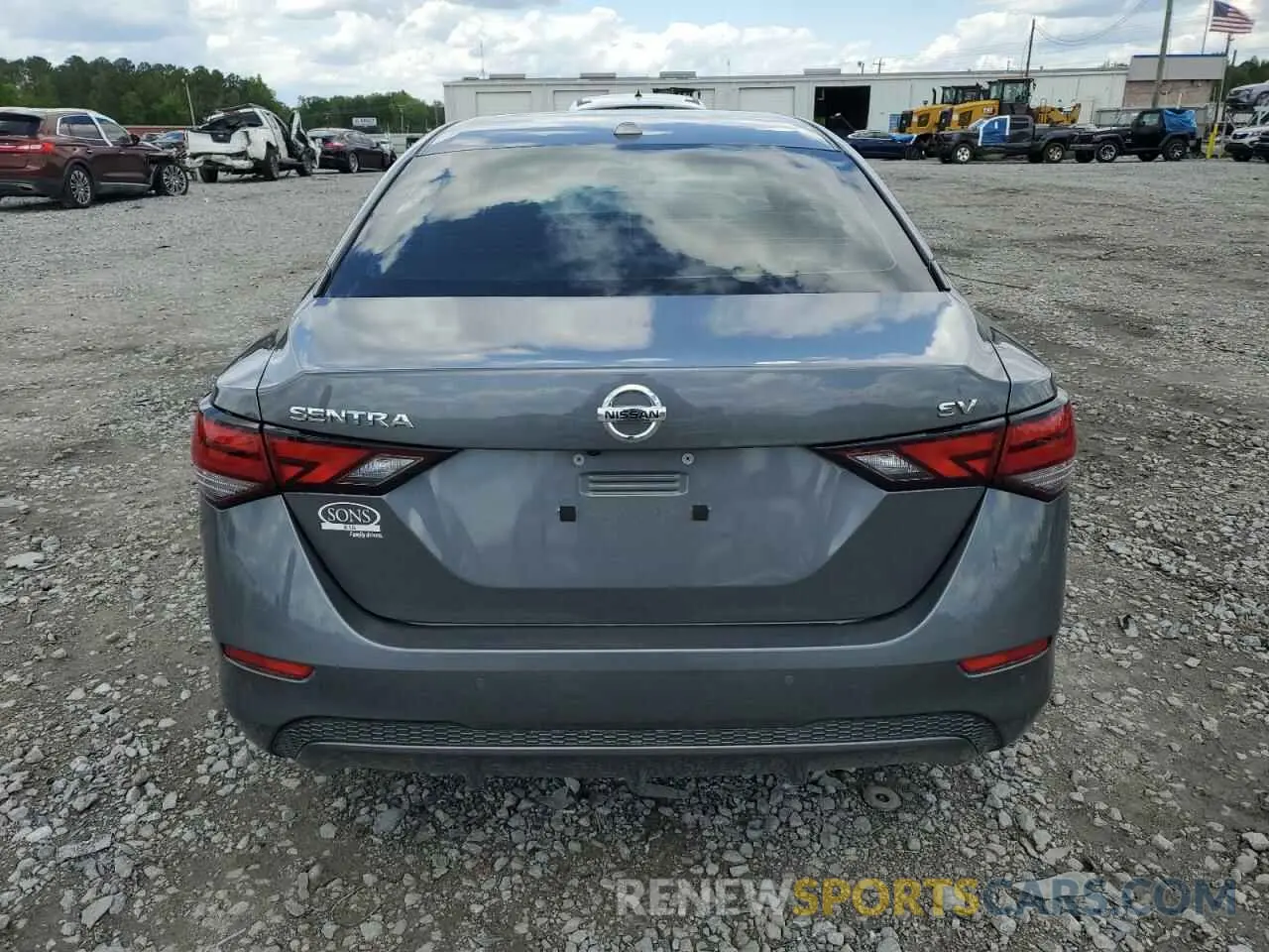 6 Photograph of a damaged car 3N1AB8CV7NY256527 NISSAN SENTRA 2022