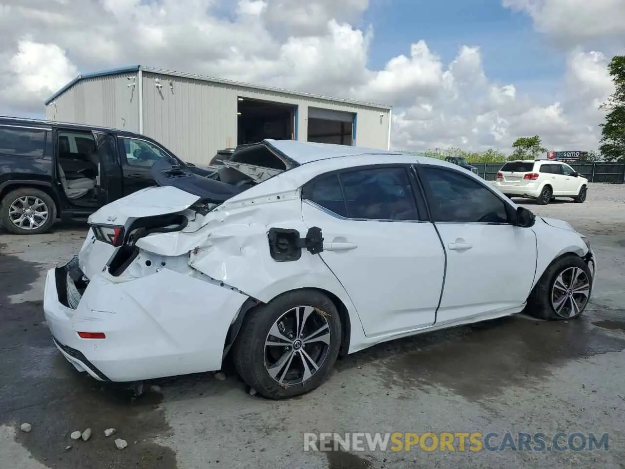 3 Photograph of a damaged car 3N1AB8CV7NY256687 NISSAN SENTRA 2022