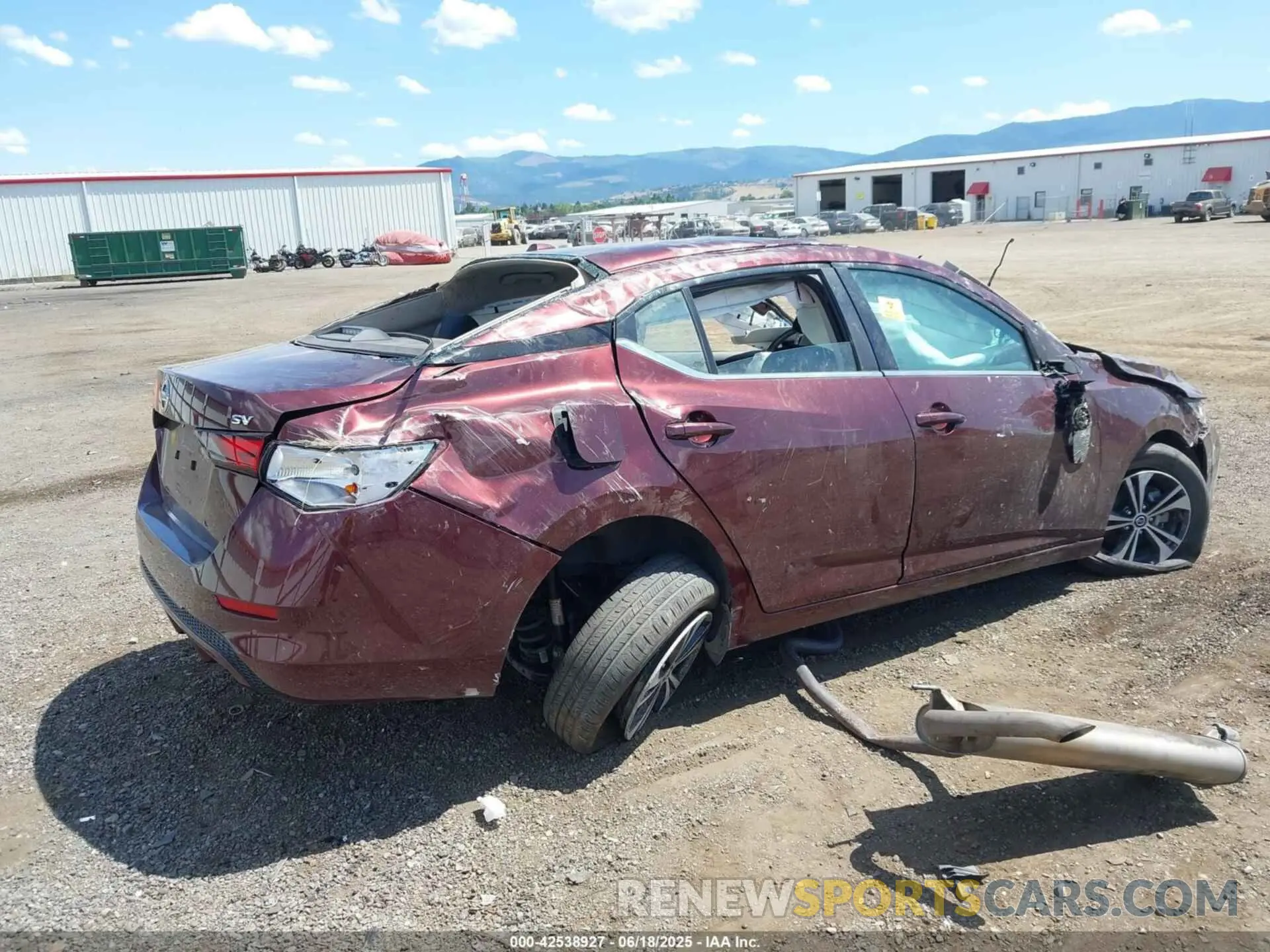 4 Photograph of a damaged car 3N1AB8CV7NY264806 NISSAN SENTRA 2022