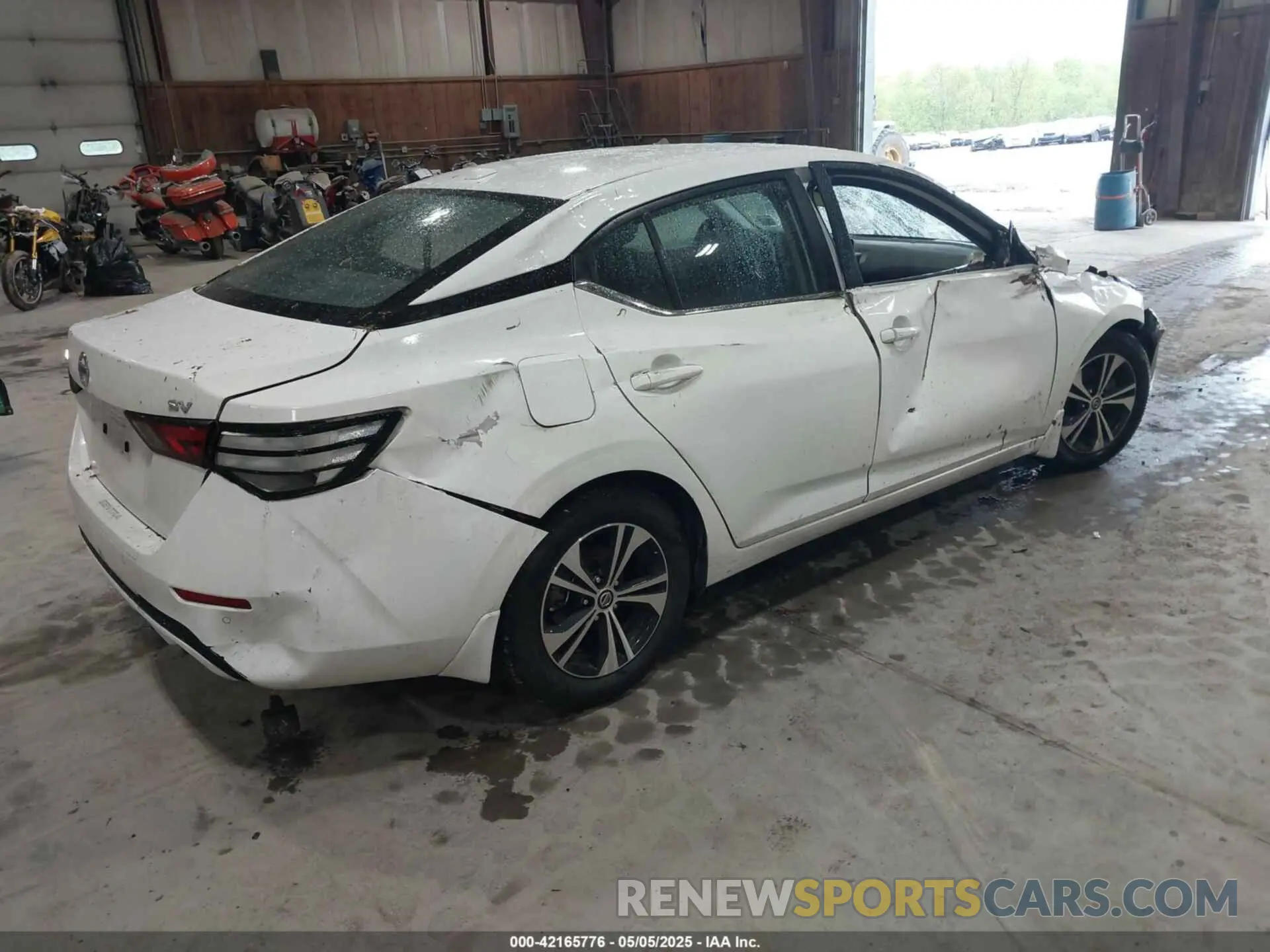 4 Photograph of a damaged car 3N1AB8CV7NY289365 NISSAN SENTRA 2022