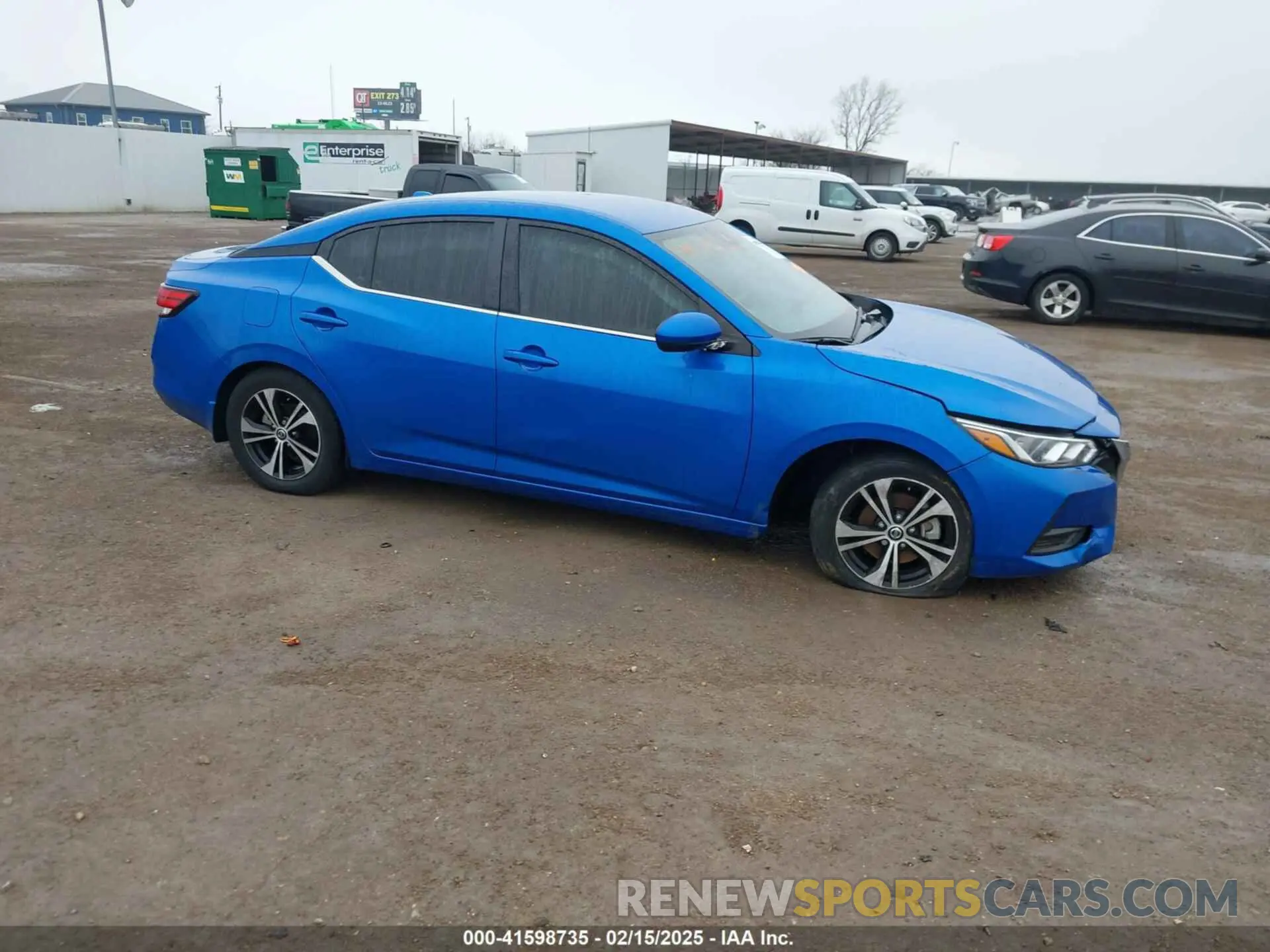 13 Photograph of a damaged car 3N1AB8CV7NY295599 NISSAN SENTRA 2022