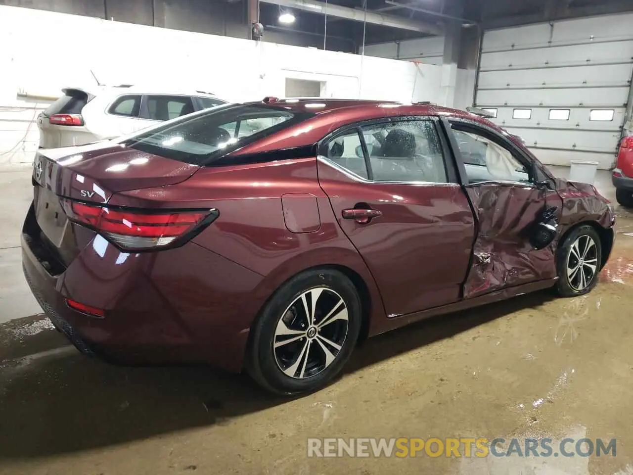 3 Photograph of a damaged car 3N1AB8CV7NY296347 NISSAN SENTRA 2022