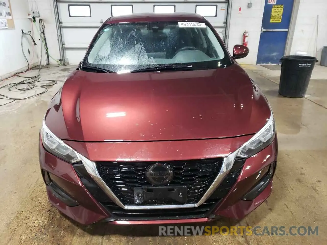 5 Photograph of a damaged car 3N1AB8CV7NY296347 NISSAN SENTRA 2022
