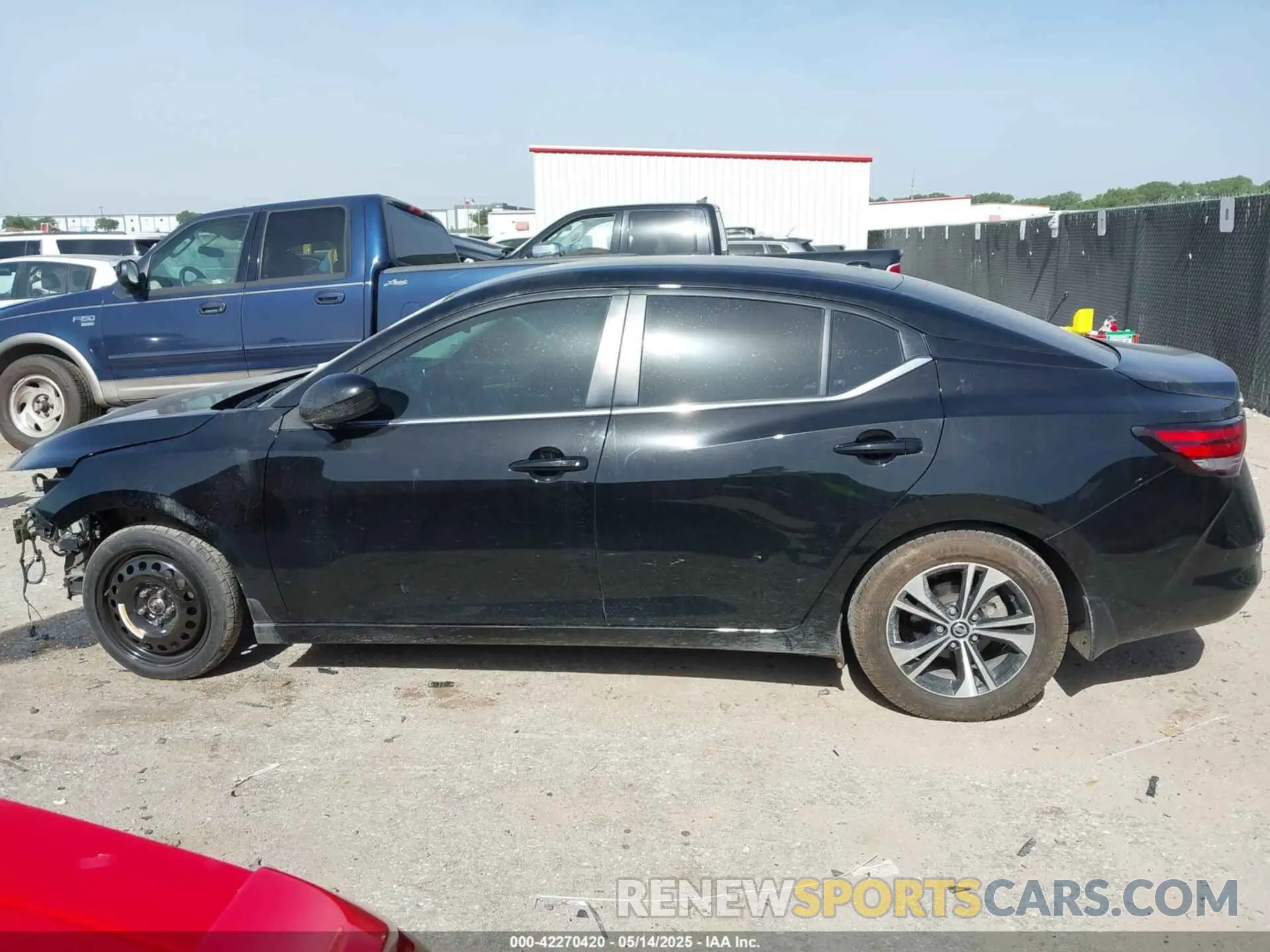 14 Photograph of a damaged car 3N1AB8CV7NY297756 NISSAN SENTRA 2022