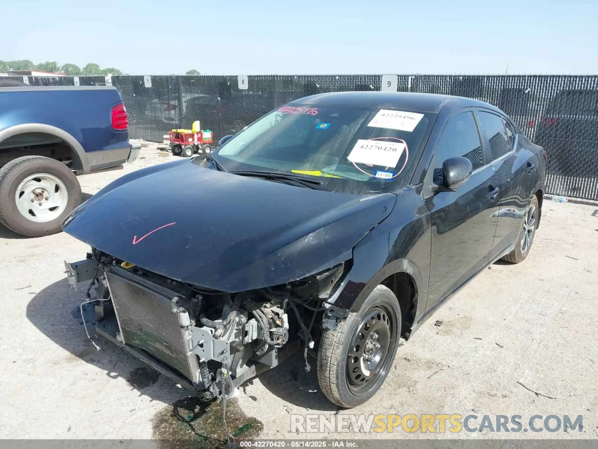 2 Photograph of a damaged car 3N1AB8CV7NY297756 NISSAN SENTRA 2022