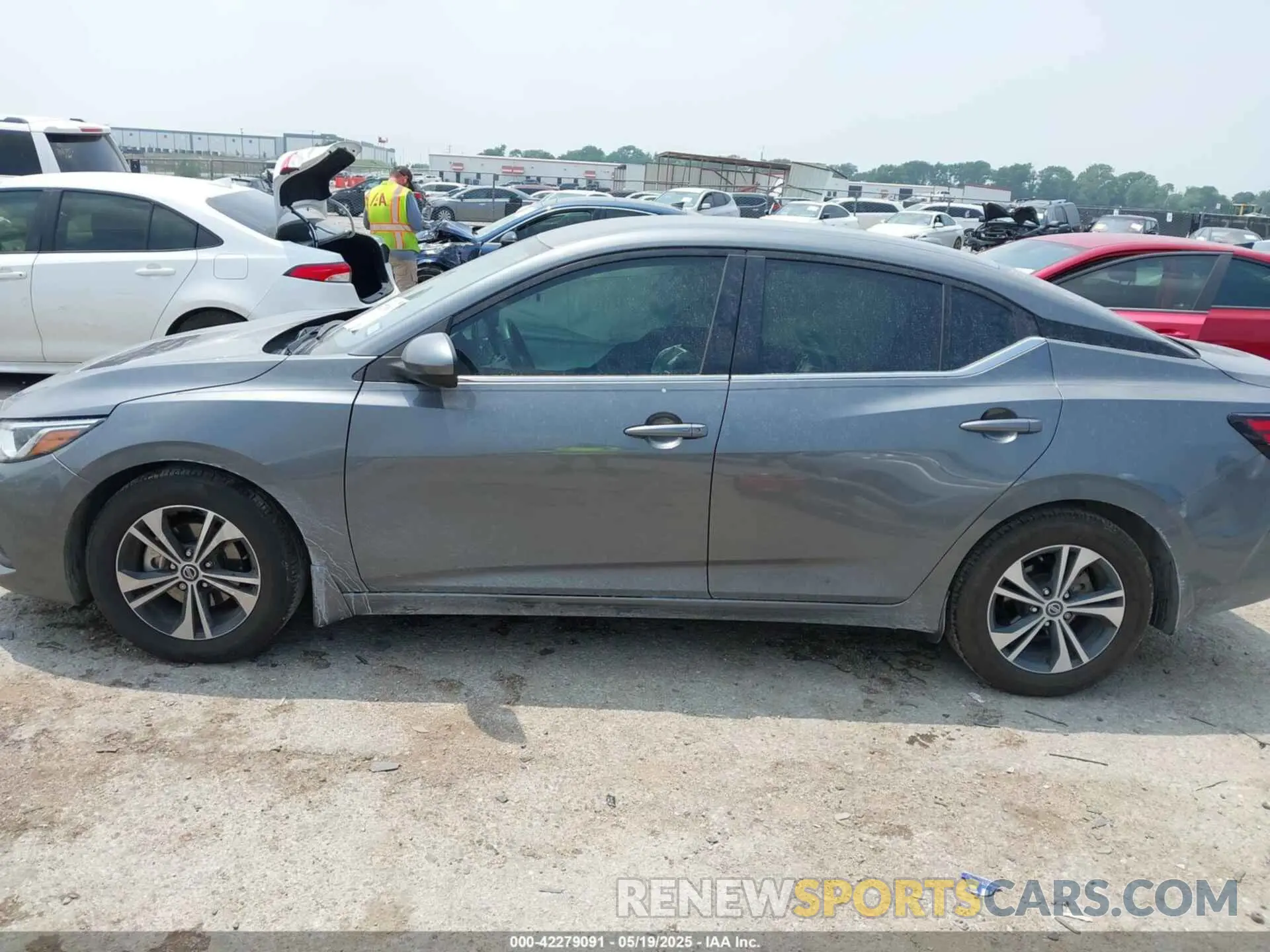 13 Photograph of a damaged car 3N1AB8CV7NY302115 NISSAN SENTRA 2022