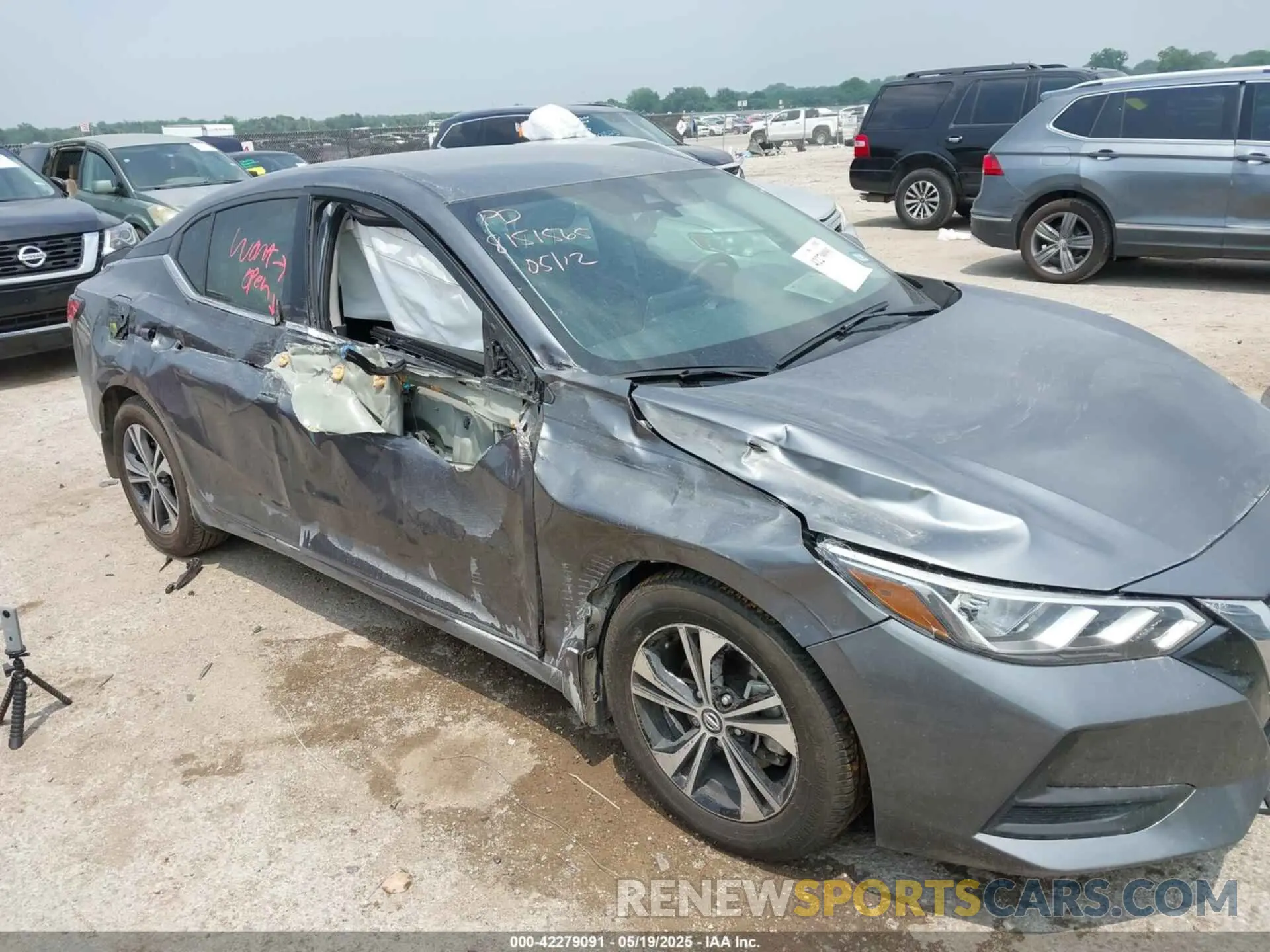6 Photograph of a damaged car 3N1AB8CV7NY302115 NISSAN SENTRA 2022