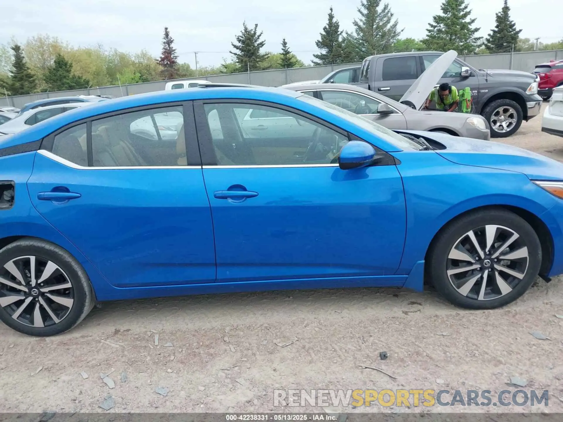 13 Photograph of a damaged car 3N1AB8CV7NY306083 NISSAN SENTRA 2022
