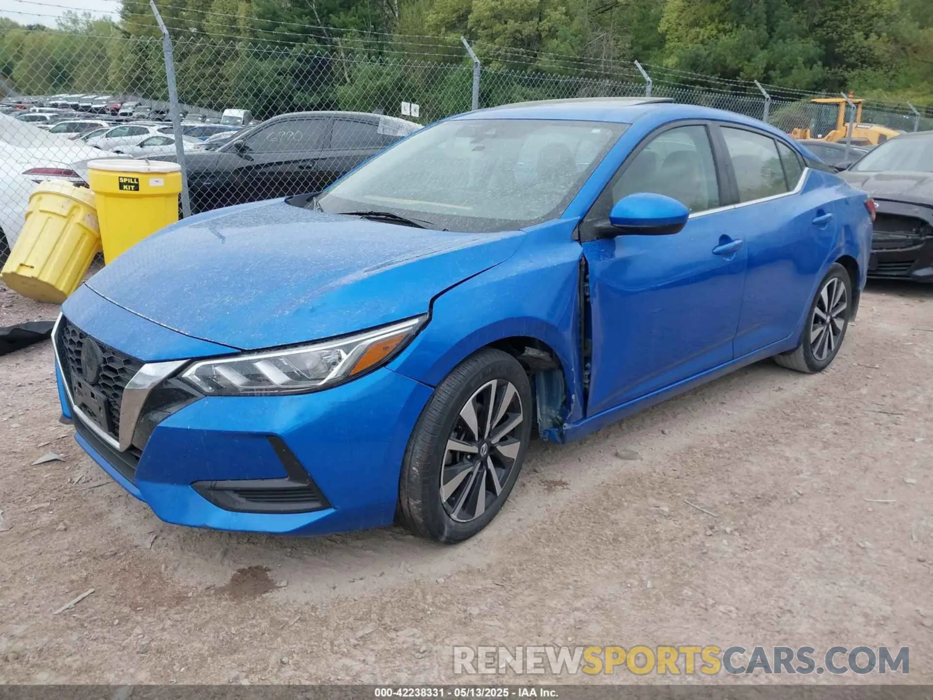 2 Photograph of a damaged car 3N1AB8CV7NY306083 NISSAN SENTRA 2022