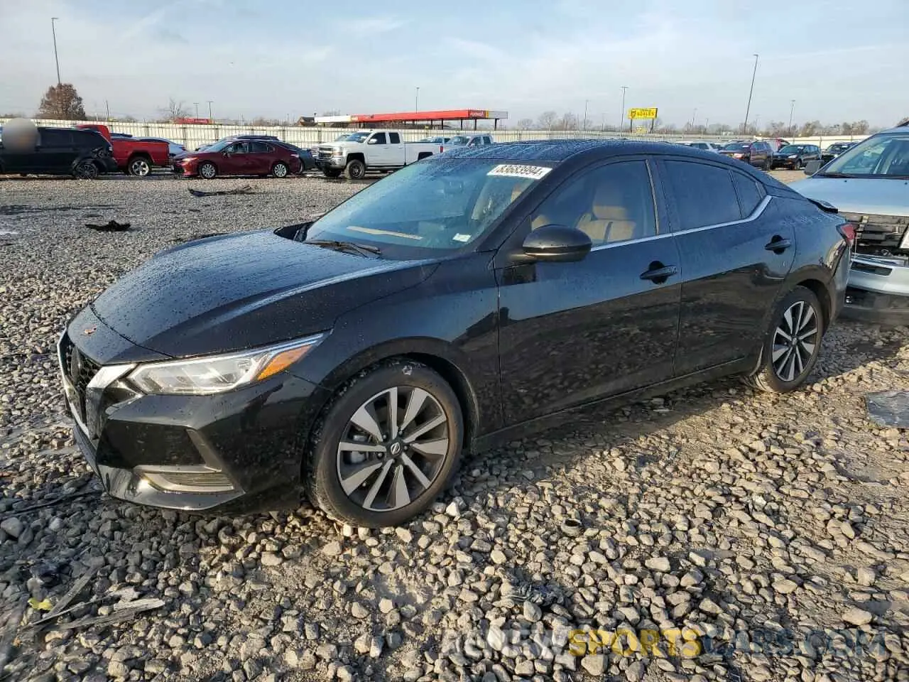 1 Photograph of a damaged car 3N1AB8CV7NY306827 NISSAN SENTRA 2022