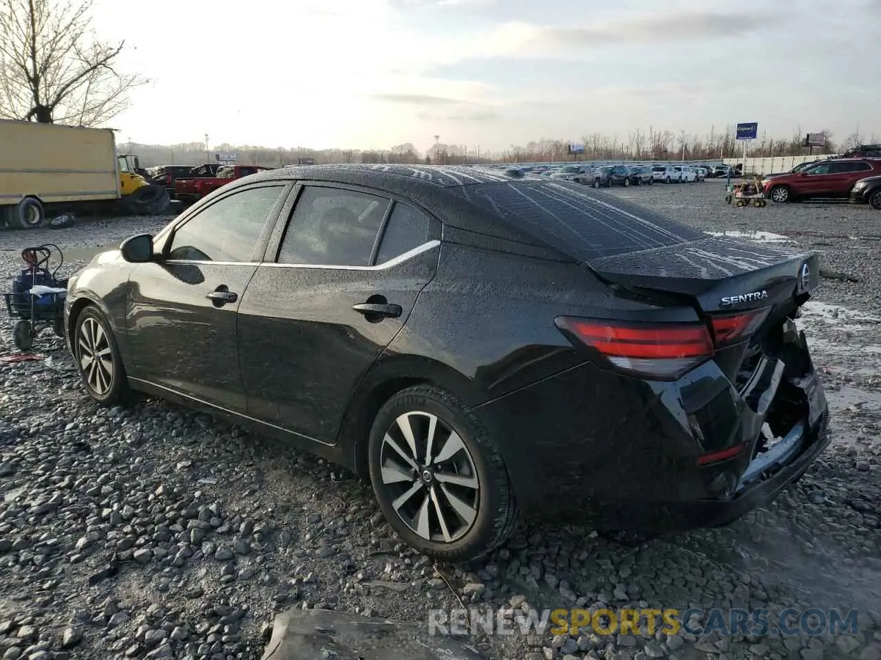 2 Photograph of a damaged car 3N1AB8CV7NY306827 NISSAN SENTRA 2022