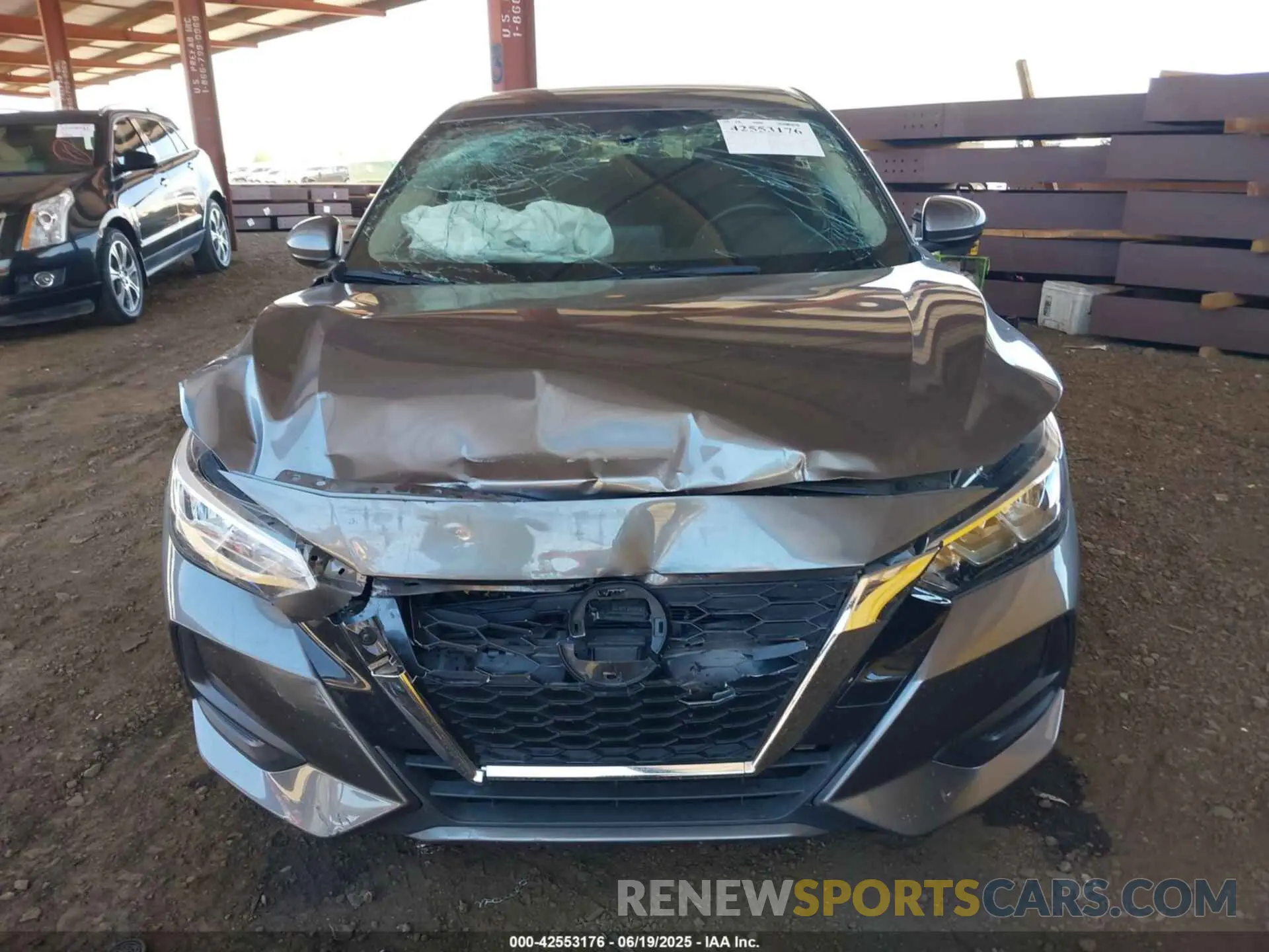13 Photograph of a damaged car 3N1AB8CV7NY306830 NISSAN SENTRA 2022