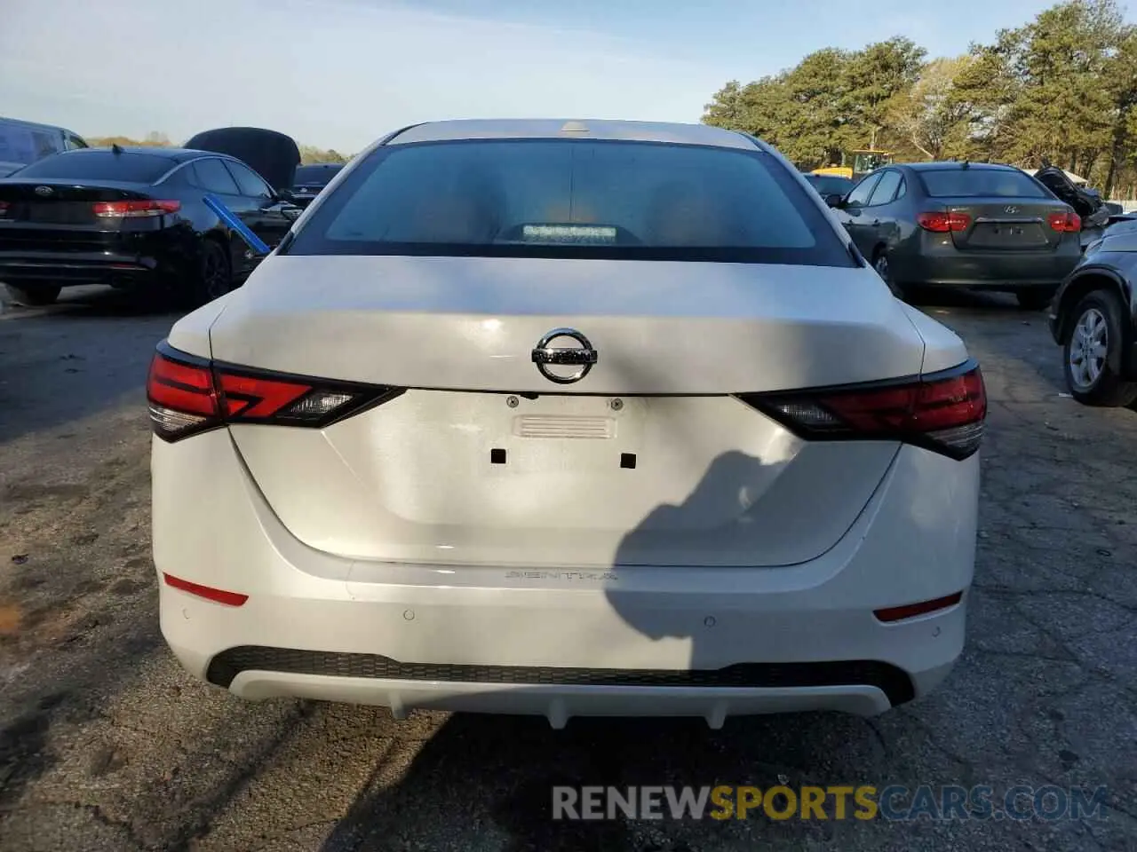 6 Photograph of a damaged car 3N1AB8CV7NY311140 NISSAN SENTRA 2022