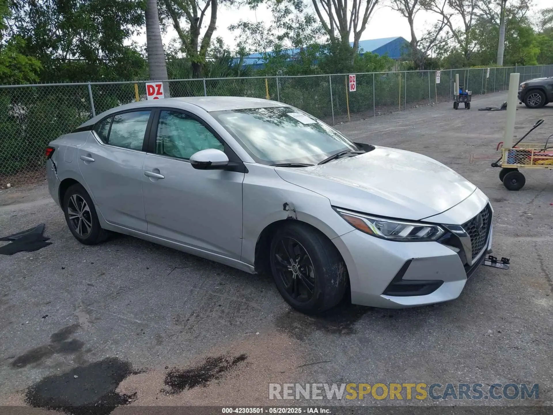 1 Photograph of a damaged car 3N1AB8CV7NY315866 NISSAN SENTRA 2022