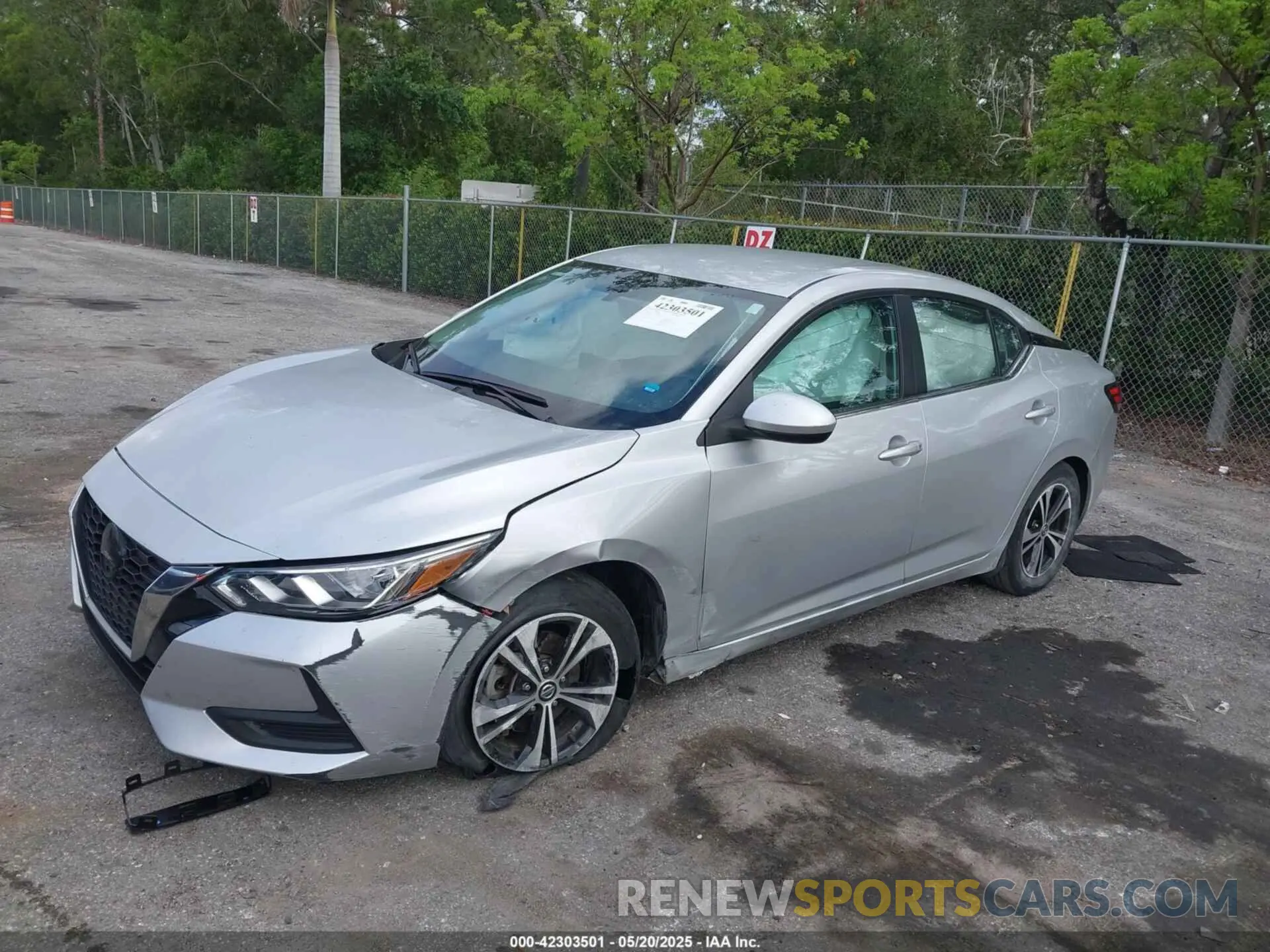 2 Photograph of a damaged car 3N1AB8CV7NY315866 NISSAN SENTRA 2022