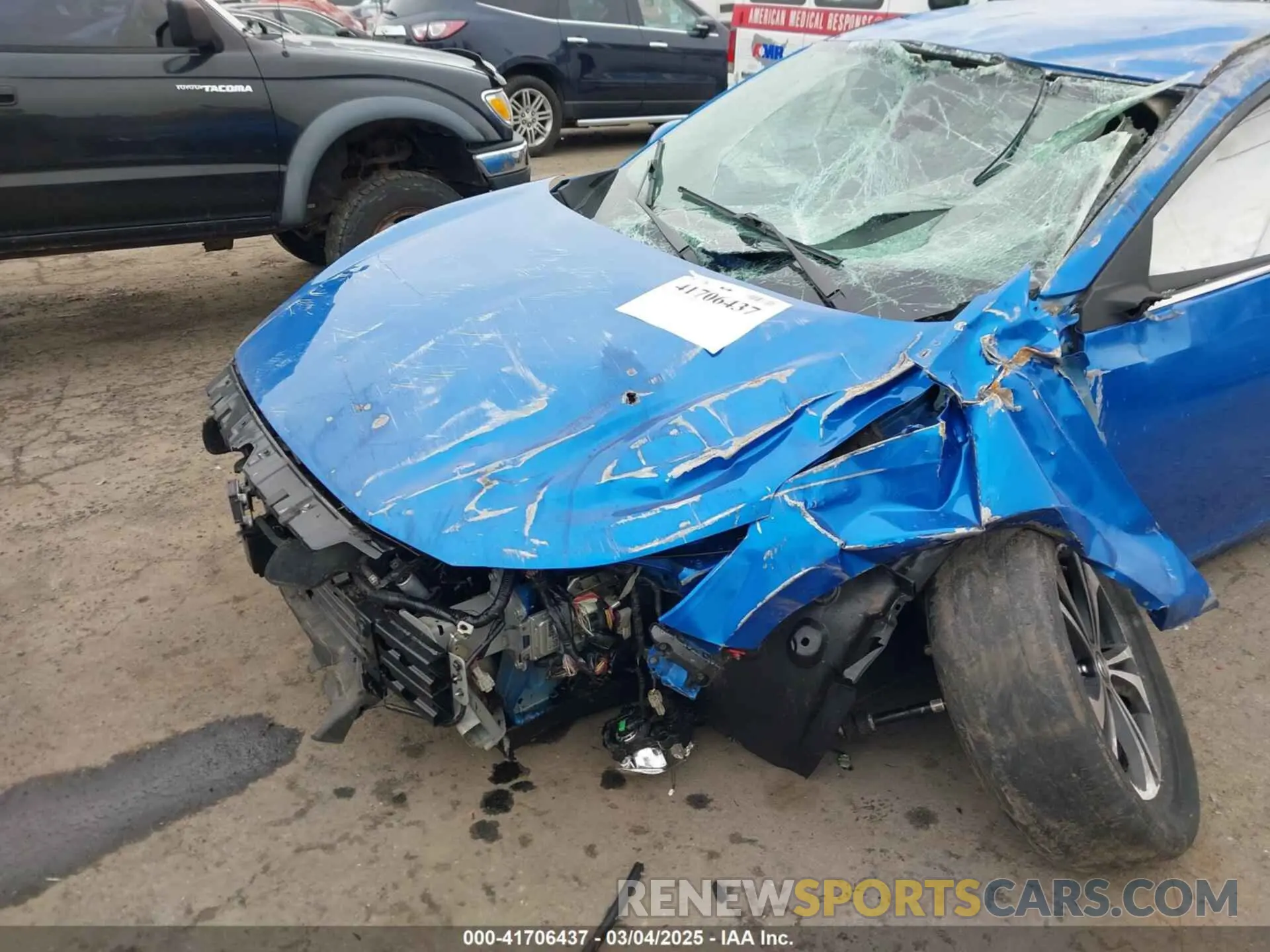6 Photograph of a damaged car 3N1AB8CV7NY315978 NISSAN SENTRA 2022