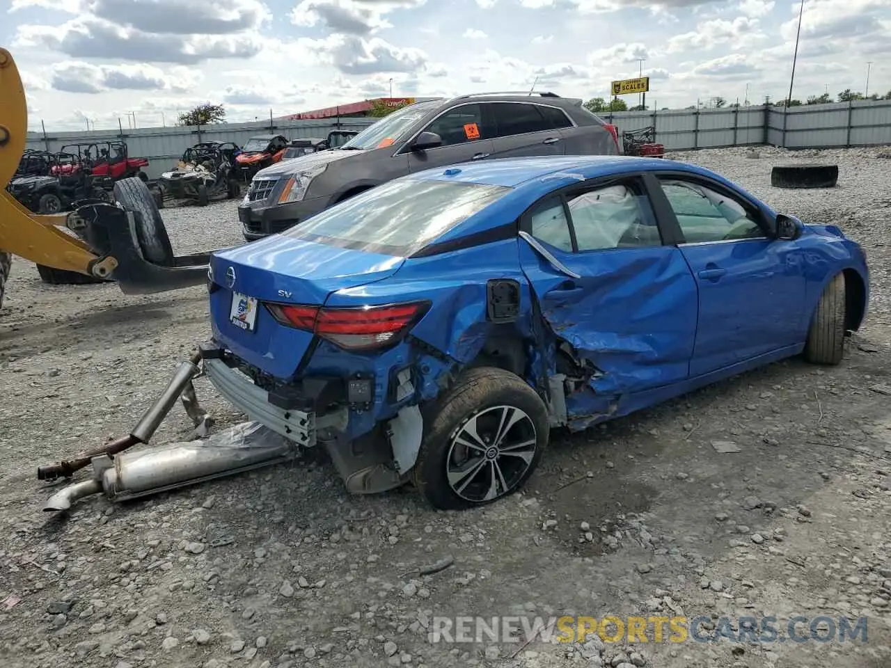 3 Photograph of a damaged car 3N1AB8CV7NY319688 NISSAN SENTRA 2022