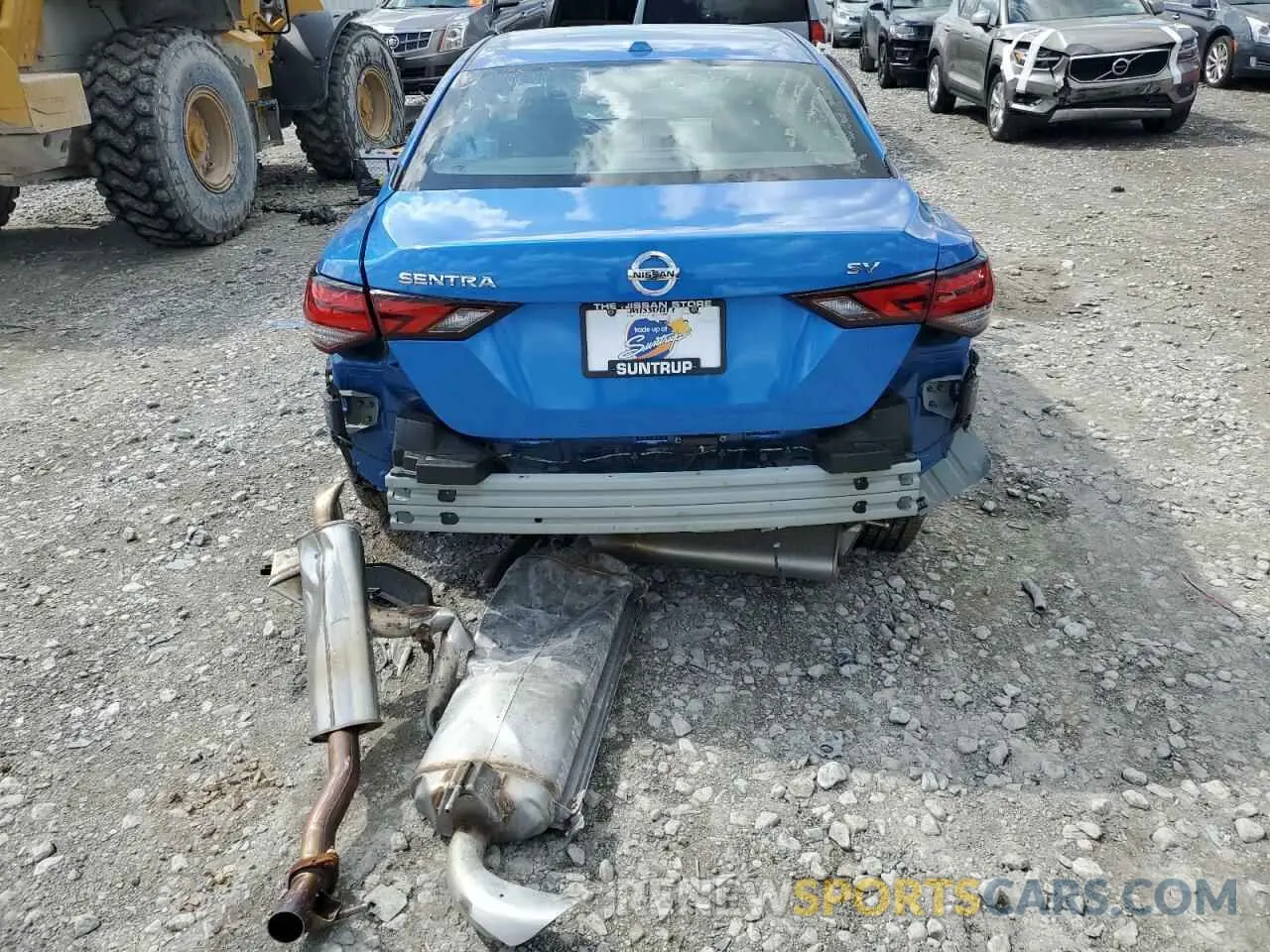 6 Photograph of a damaged car 3N1AB8CV7NY319688 NISSAN SENTRA 2022