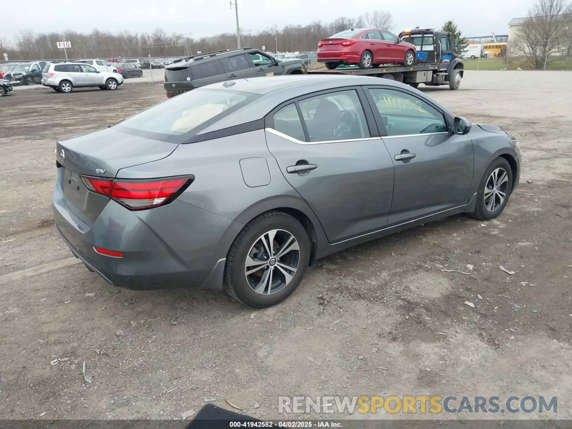 4 Photograph of a damaged car 3N1AB8CV8NY208969 NISSAN SENTRA 2022