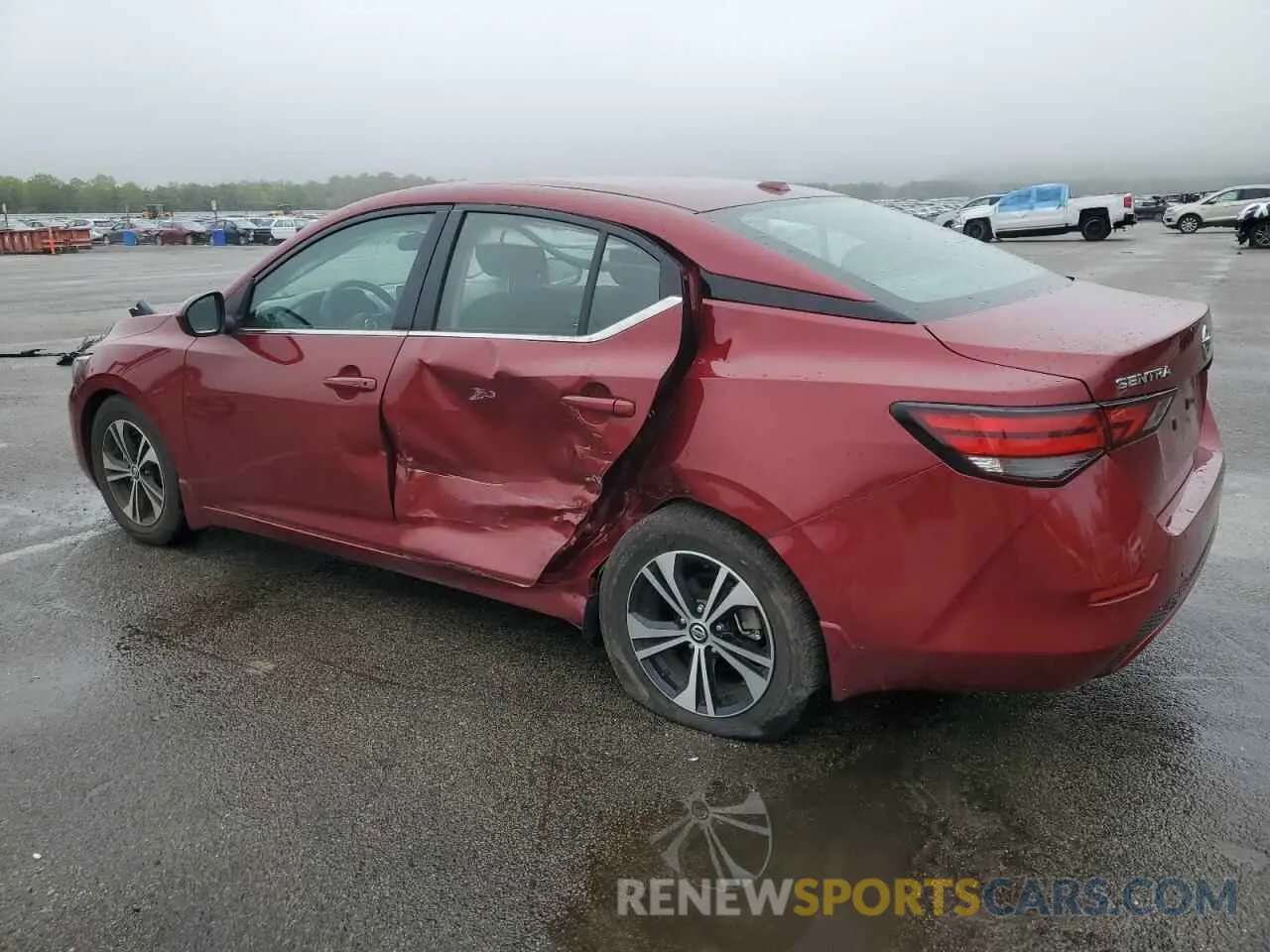 2 Photograph of a damaged car 3N1AB8CV8NY211905 NISSAN SENTRA 2022