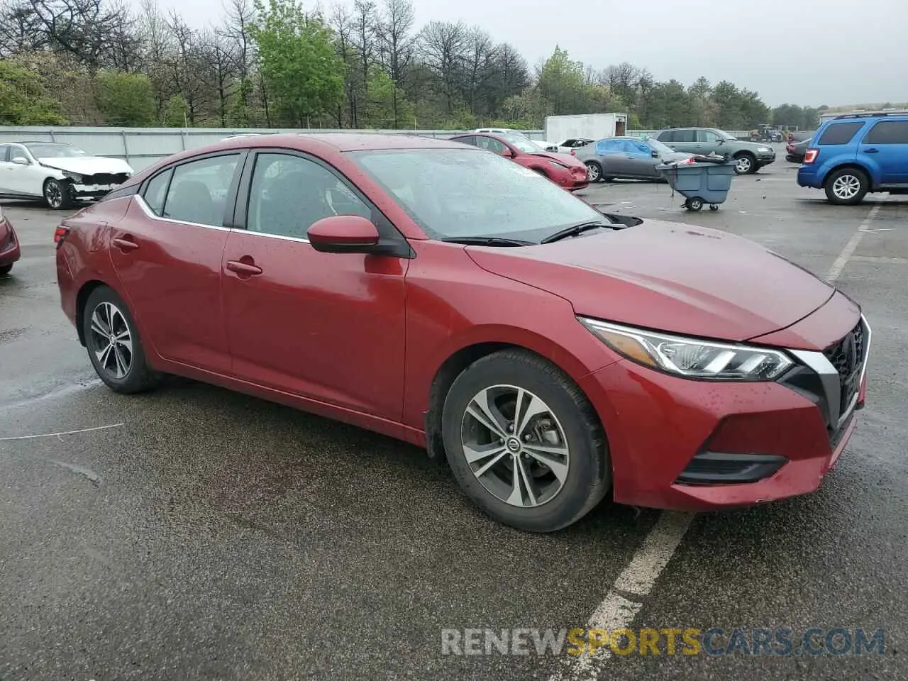 4 Photograph of a damaged car 3N1AB8CV8NY211905 NISSAN SENTRA 2022