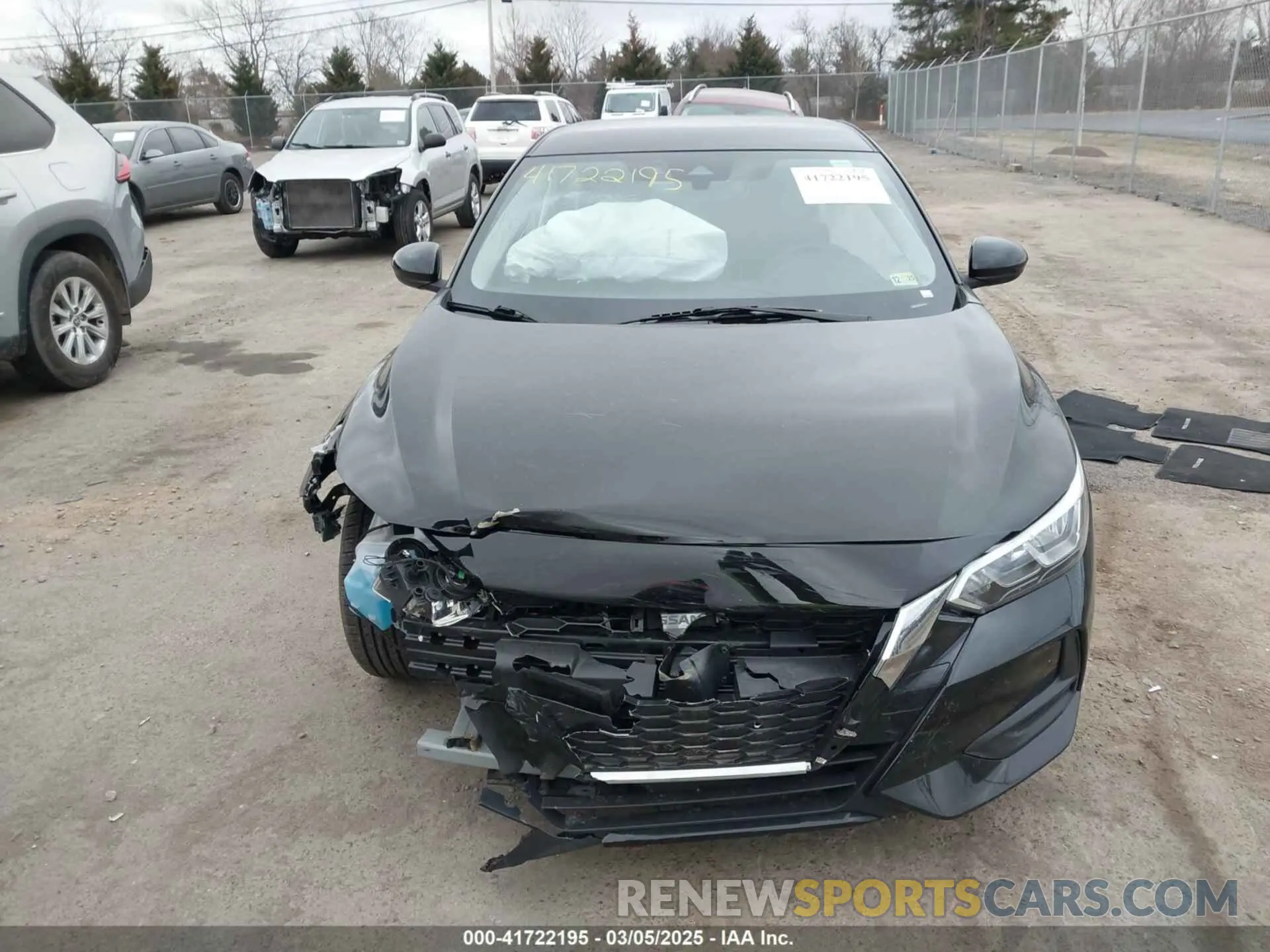 13 Photograph of a damaged car 3N1AB8CV8NY216134 NISSAN SENTRA 2022